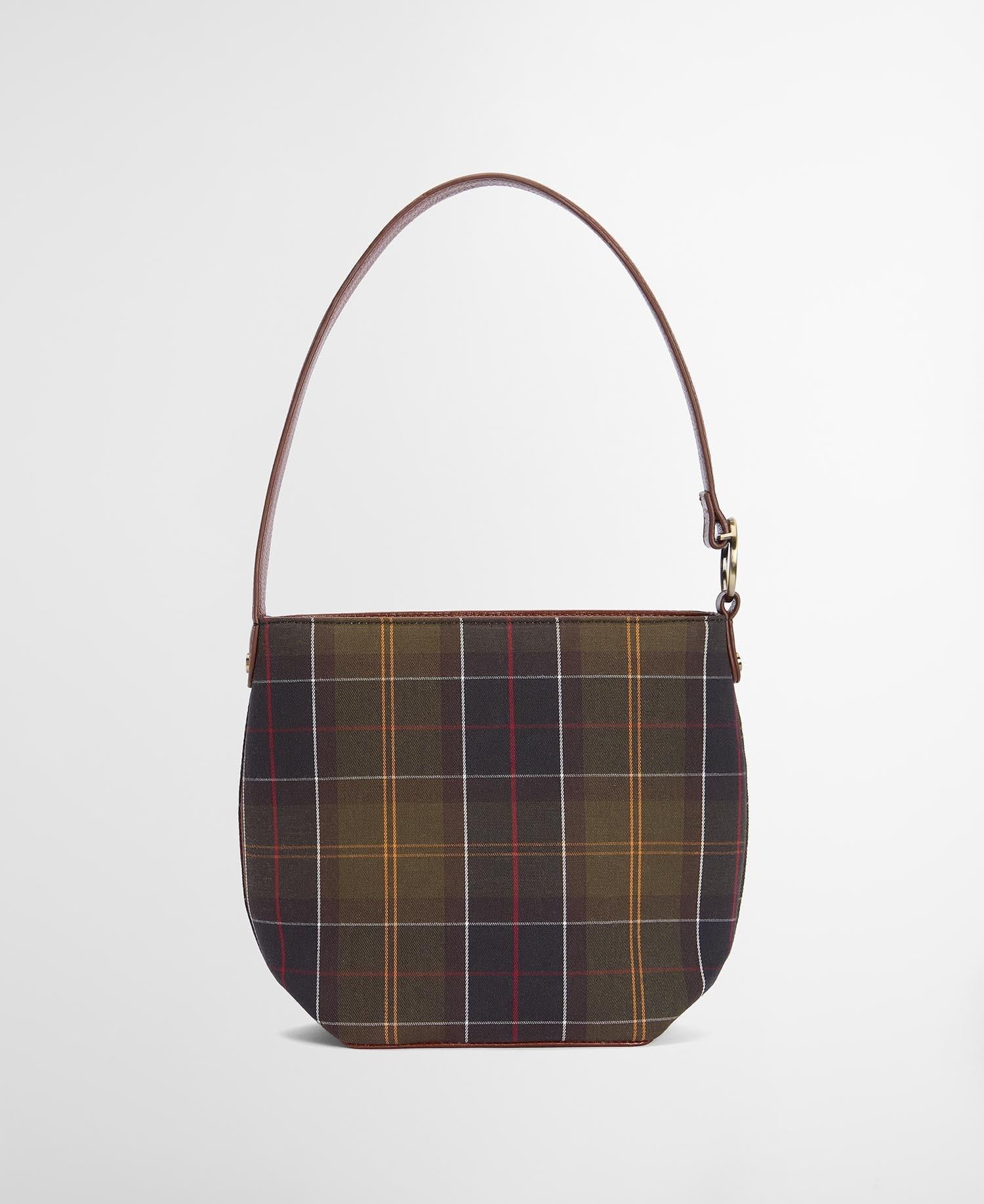 Barbour Cedar Tartan Bucket Kol Çantası
