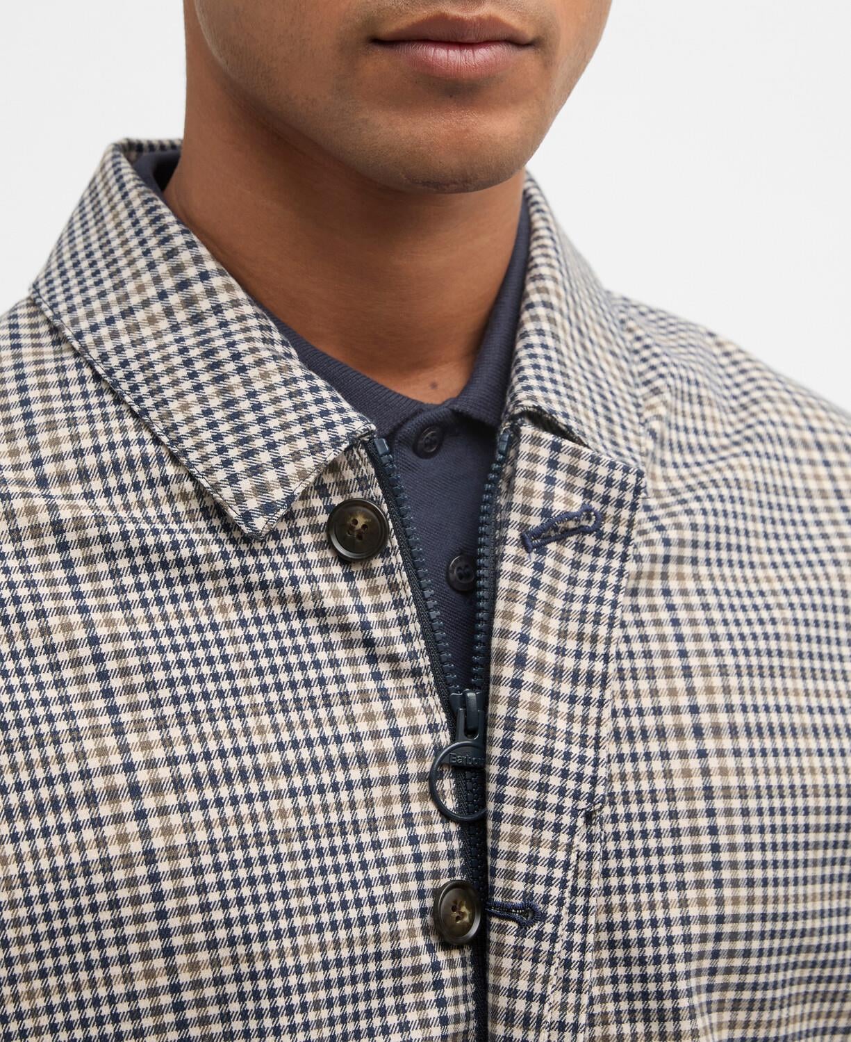 Barbour Check Rokig Waterproof Ceket
