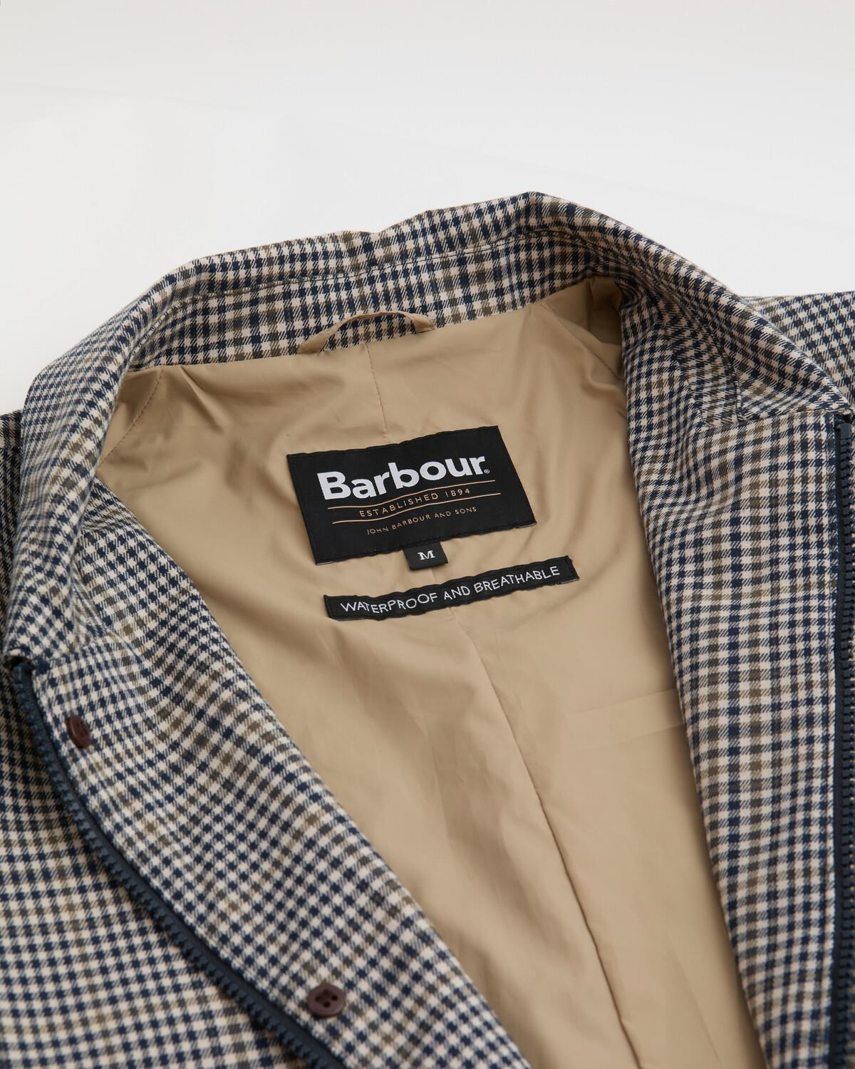 Barbour Check Rokig Waterproof Ceket
