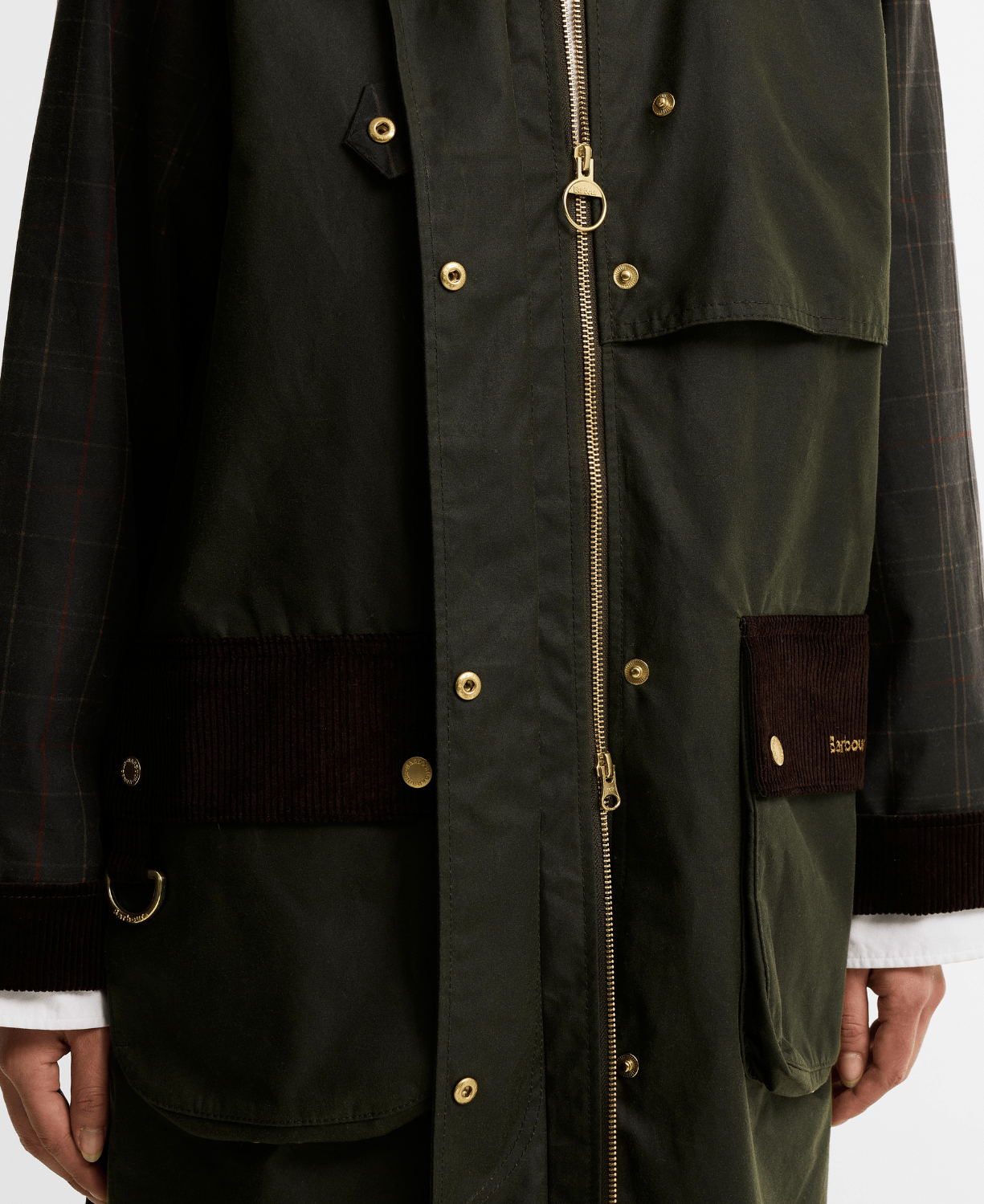 Barbour Checked Kirklees Yağlı Ceket