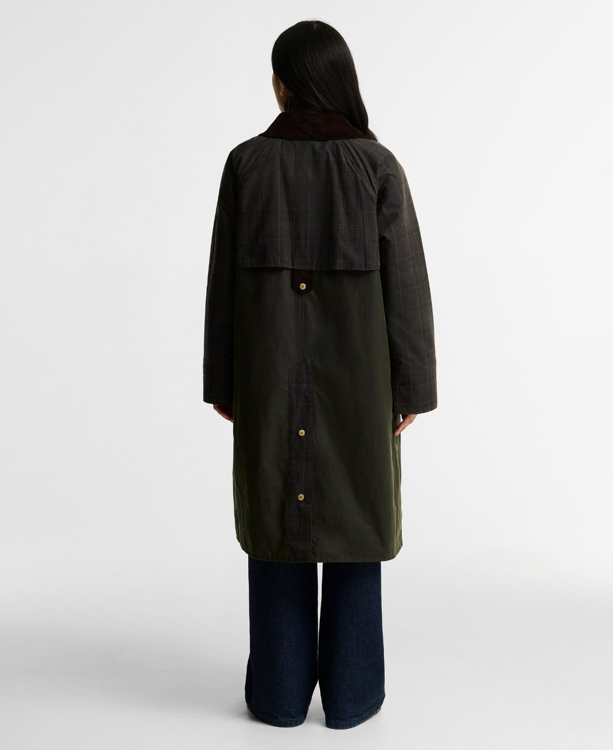 Barbour Checked Kirklees Yağlı Ceket