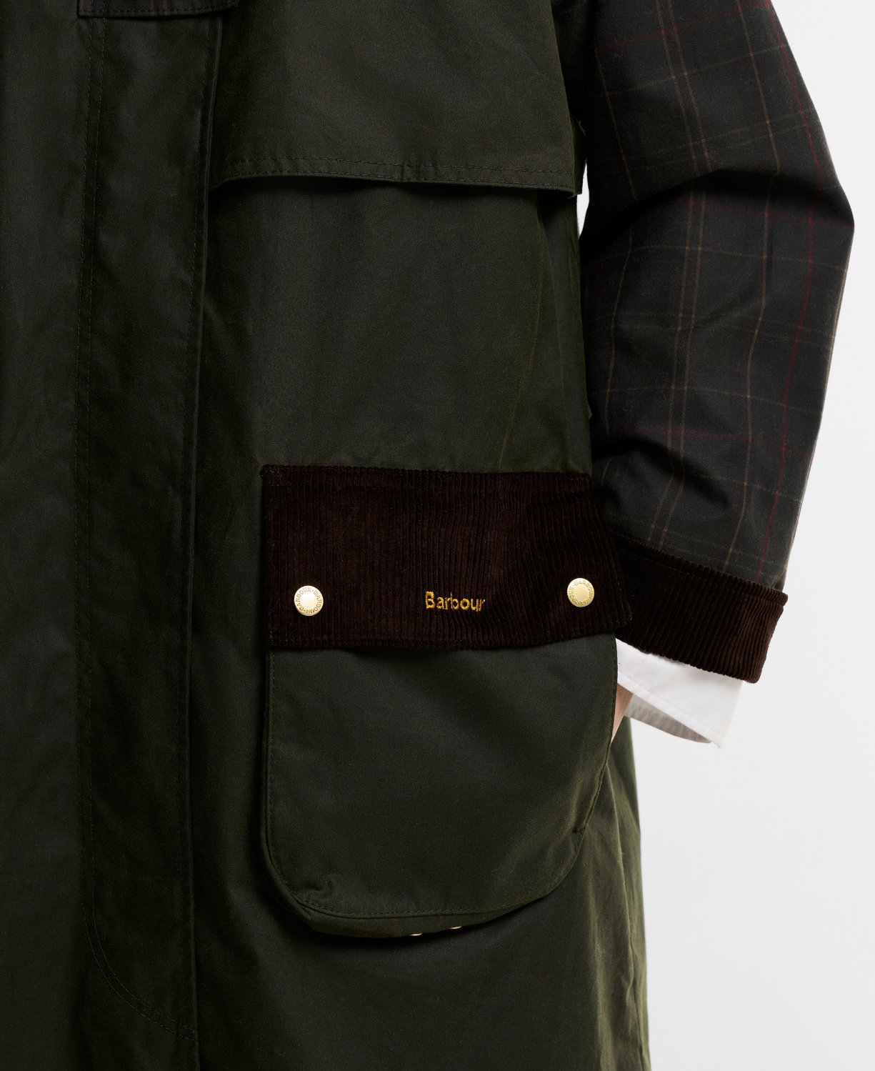 Barbour Checked Kirklees Yağlı Ceket