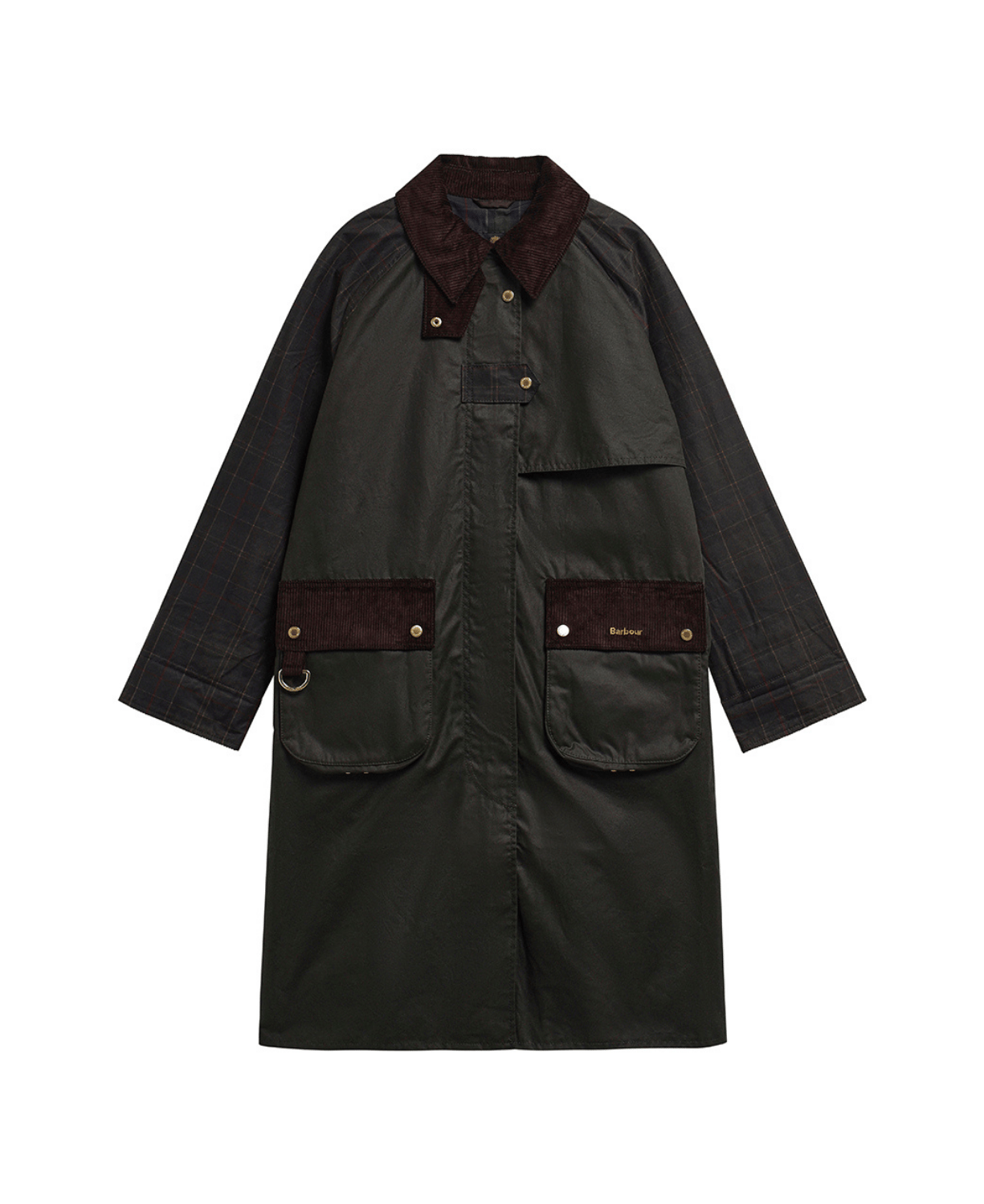 Barbour Checked Kirklees Yağlı Ceket