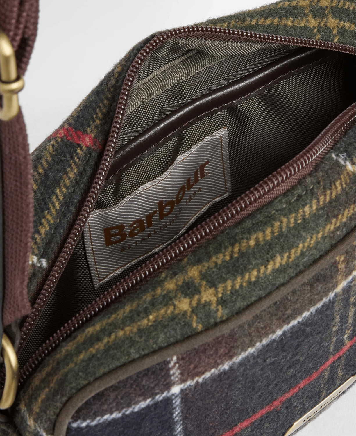Barbour Contin Tartan Mini Çapraz Çanta