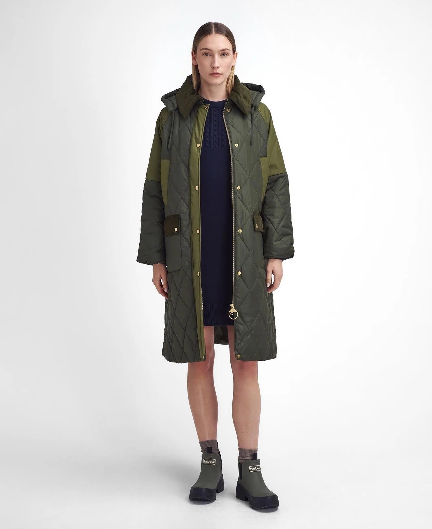 Barbour Cookston Kapitone Ceket