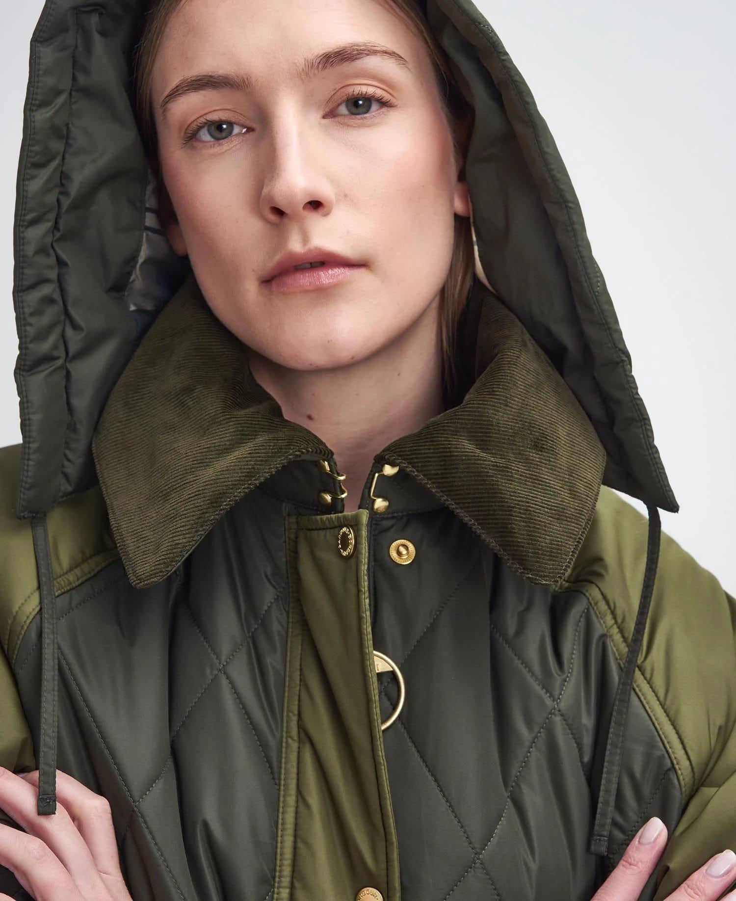 Barbour Cookston Kapitone Ceket
