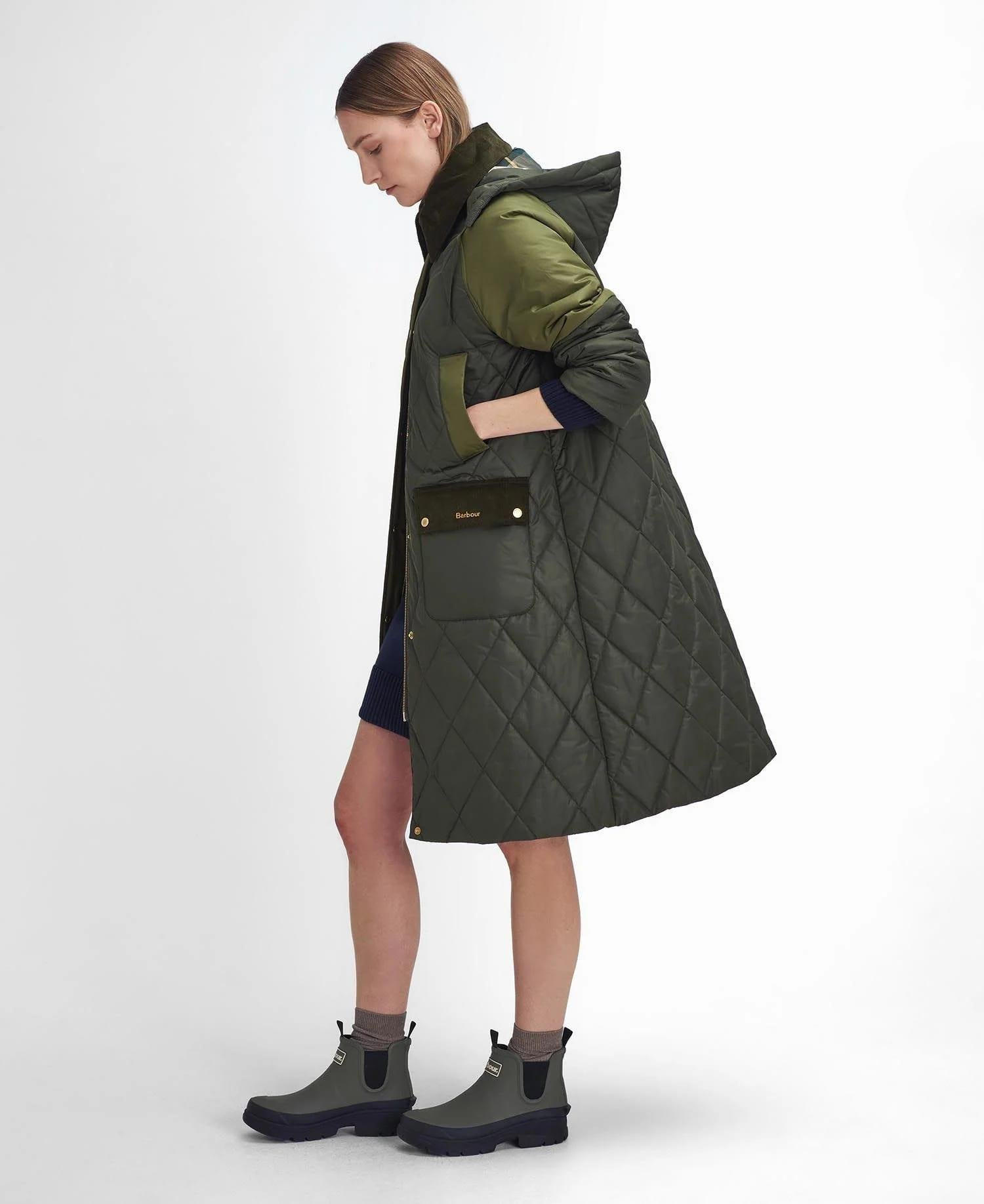 Barbour Cookston Kapitone Ceket
