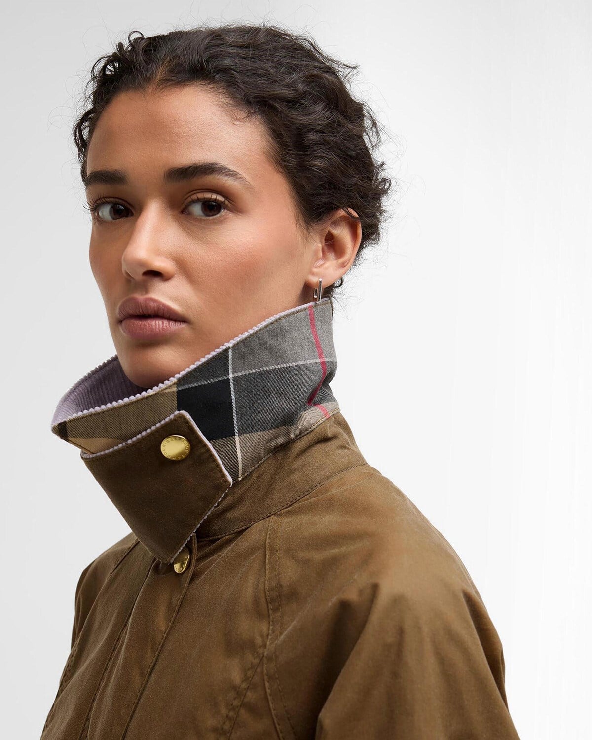Barbour Cropped Beadnell Yağlı Ceket