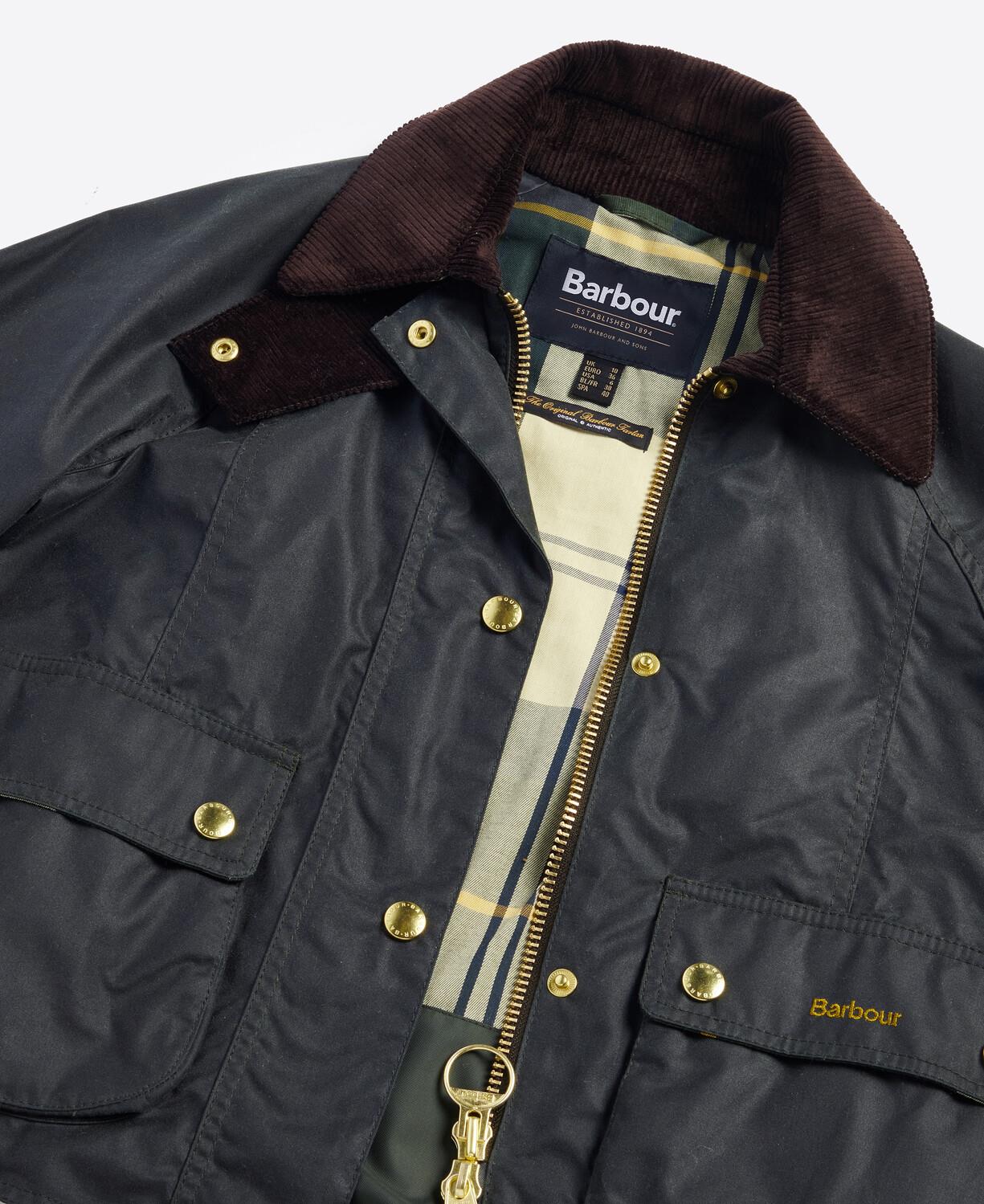 Barbour Cropped Beadnell Yağlı Ceket