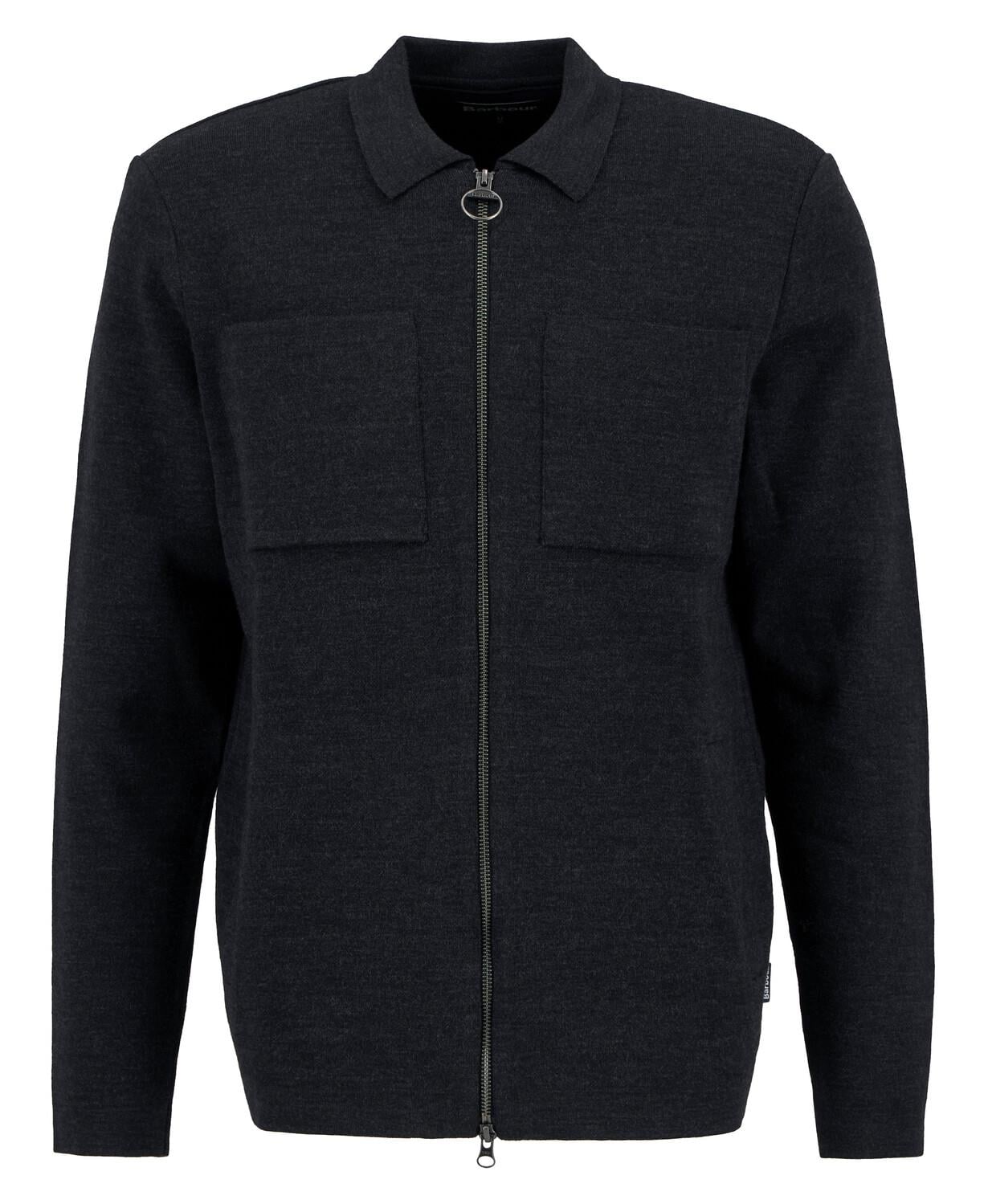 Barbour Croscombe Knitted Zip Through Kazak