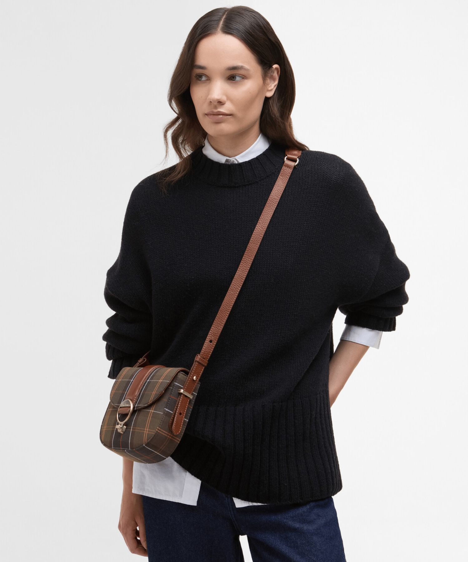 Barbour Elm Tartan Çapraz Çanta