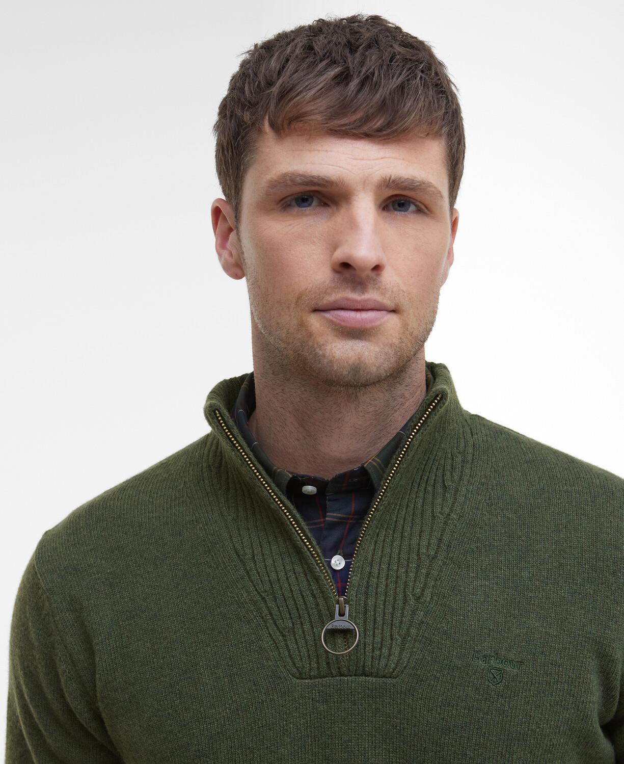 Barbour Essential Lambswool Half Zip Kazak