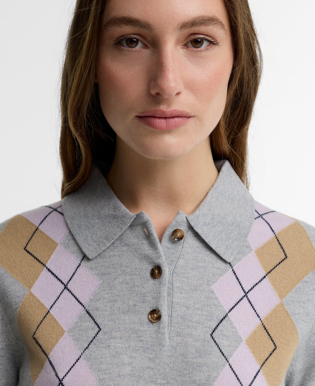 Barbour Fawne Knitted Kazak