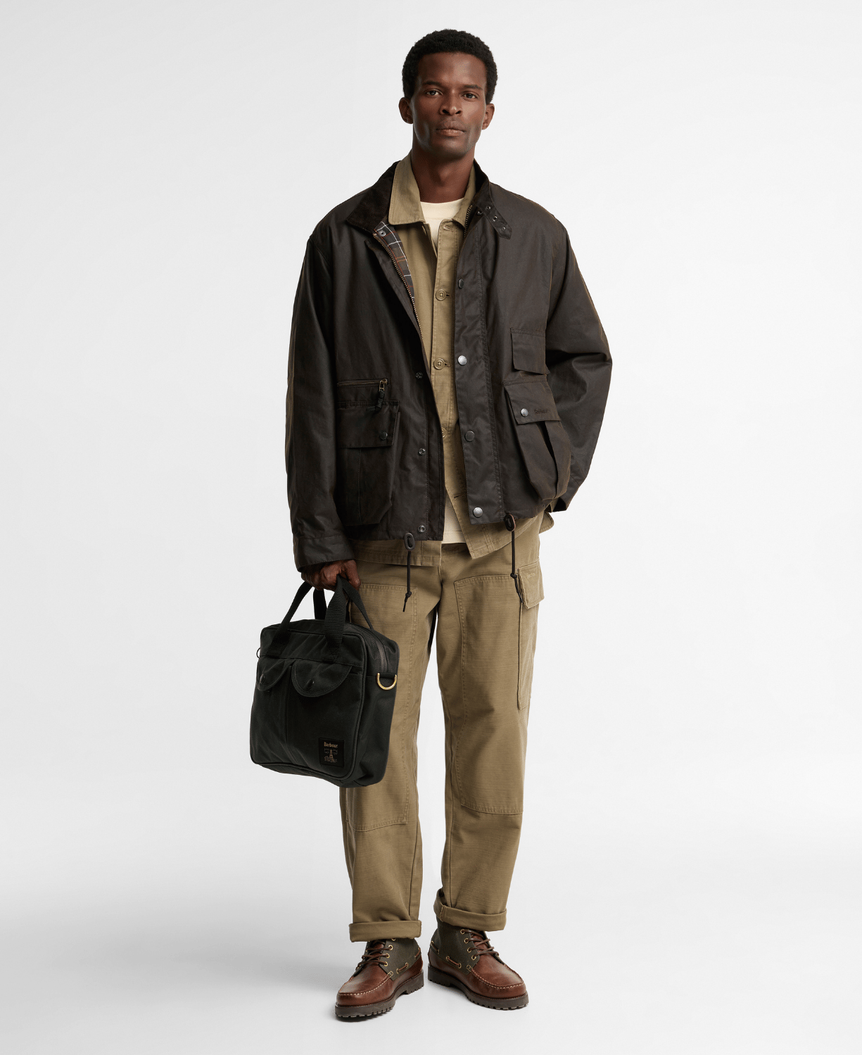 Barbour Field Yağlı Çapraz Çanta