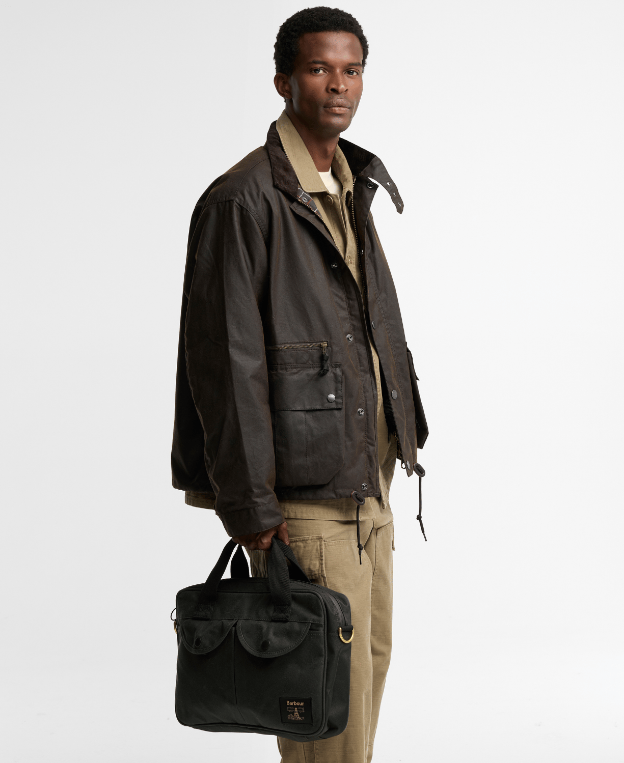 Barbour Field Yağlı Çapraz Çanta