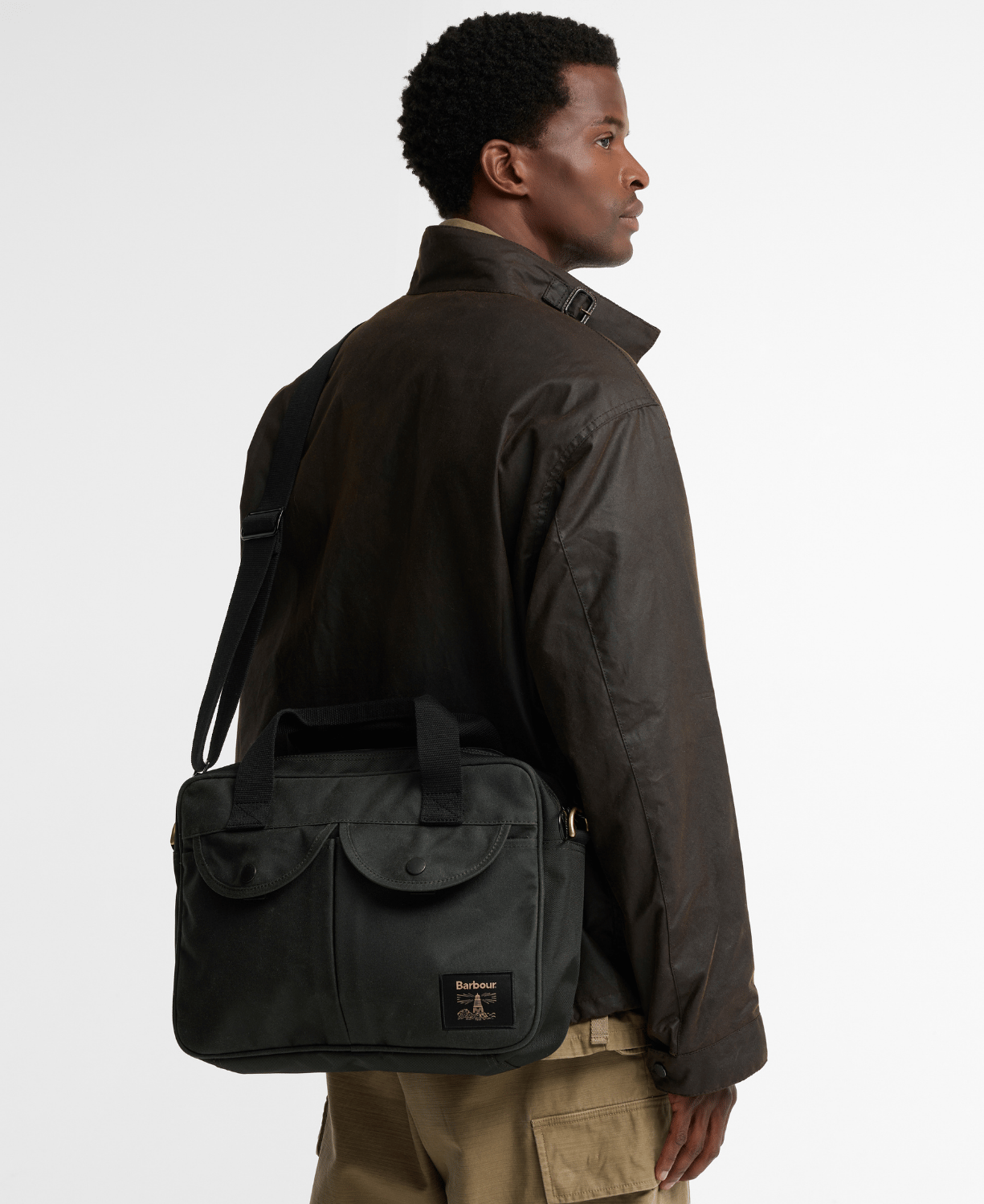 Barbour Field Yağlı Çapraz Çanta