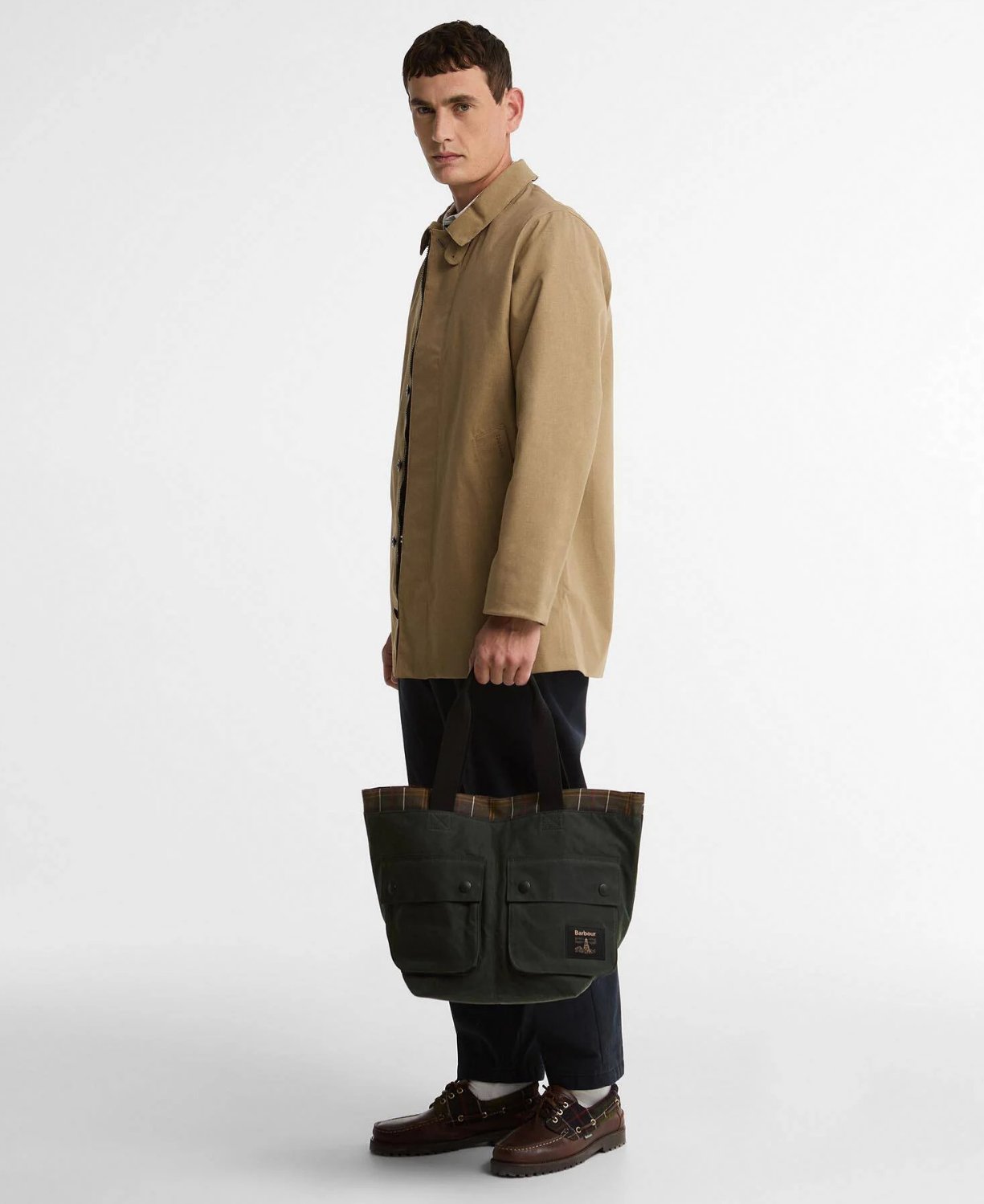 Barbour Field Yağlı Tote Çanta