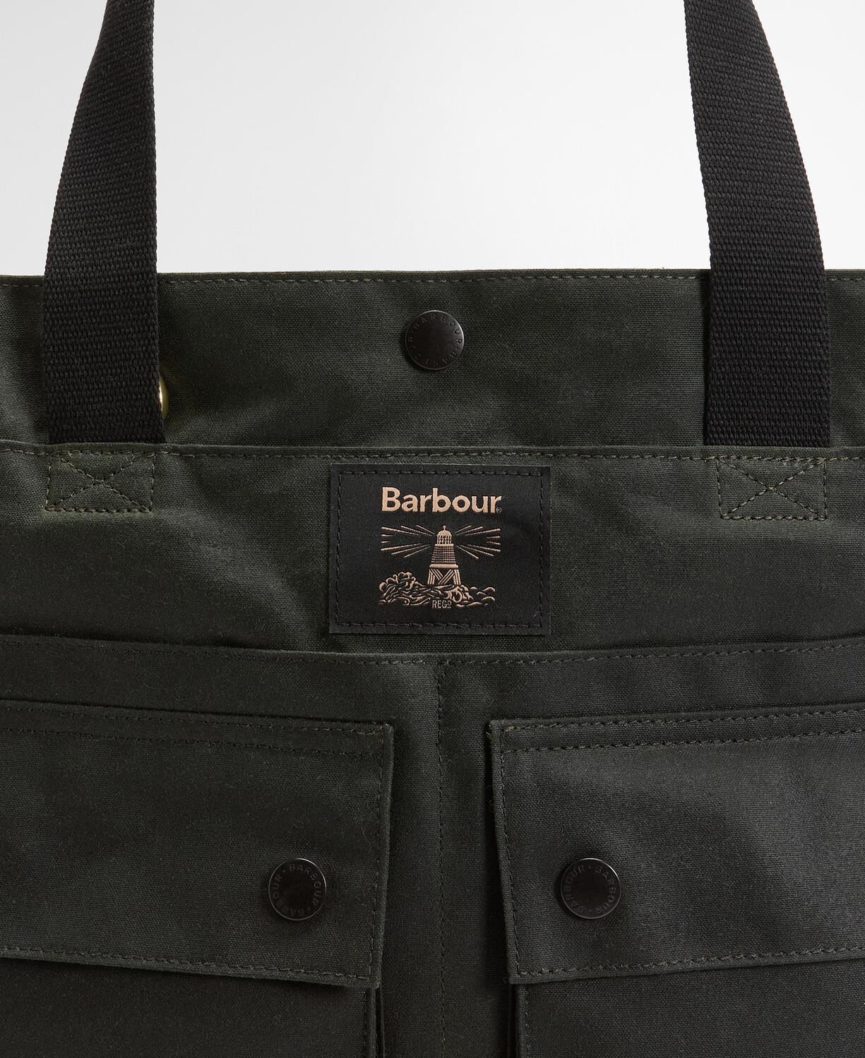 Barbour Field Yağlı Tote Çanta