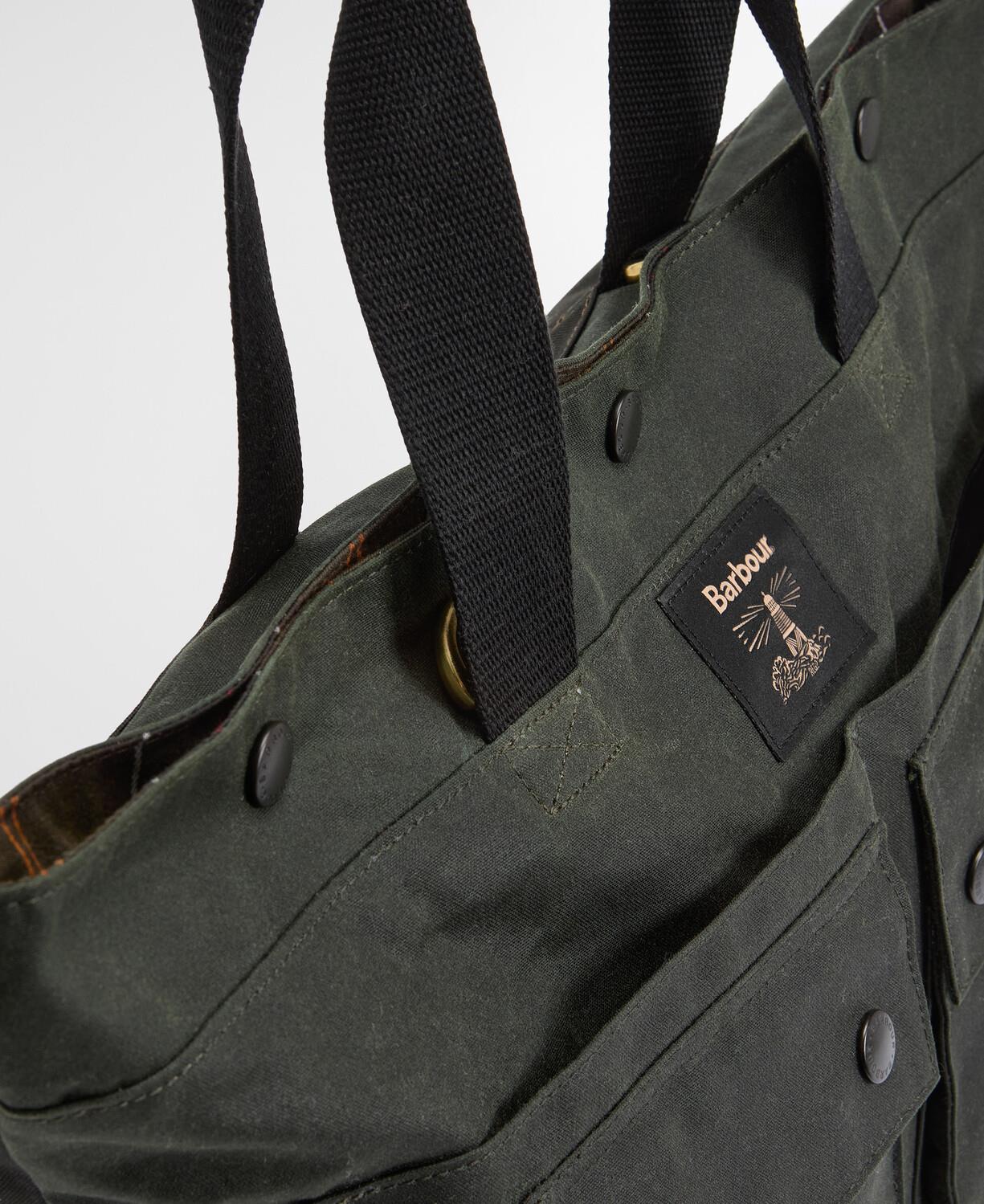 Barbour Field Yağlı Tote Çanta