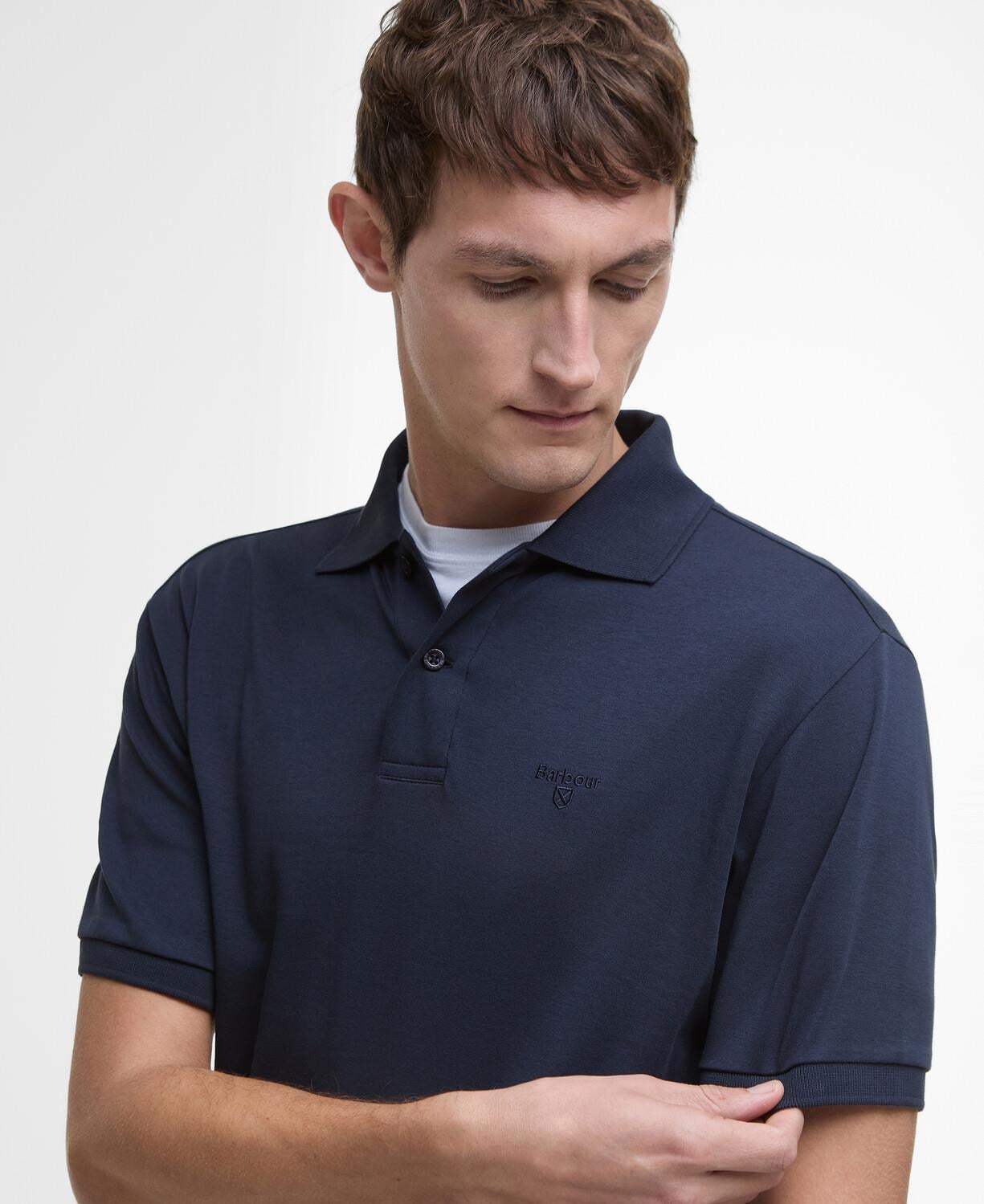 Barbour Hylton Interlock Tailored Fit Polo Yaka