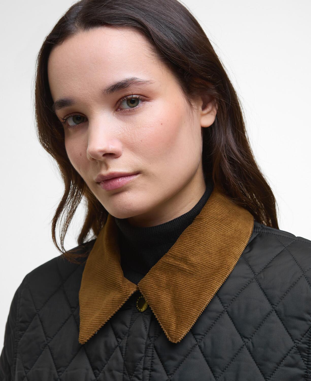 Barbour Icons Cropped Liddesdale Kapitone Ceket