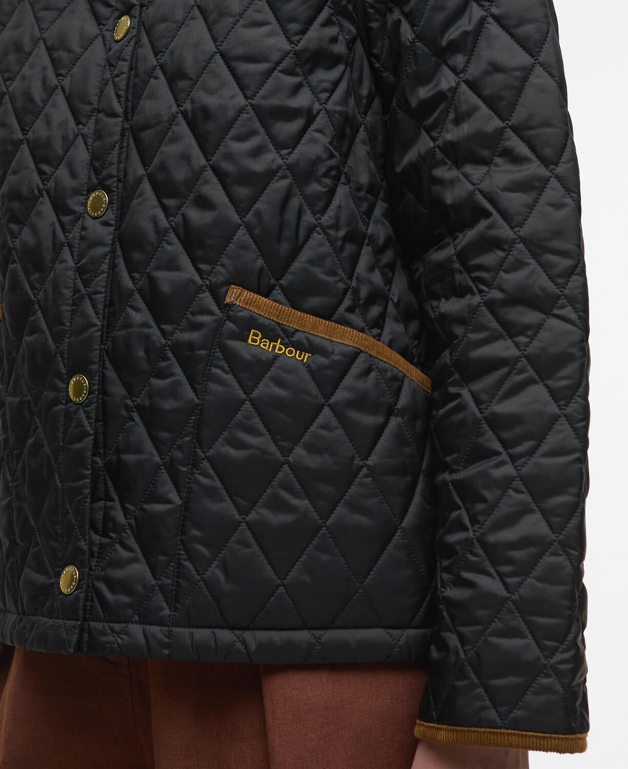 Barbour Icons Cropped Liddesdale Kapitone Ceket