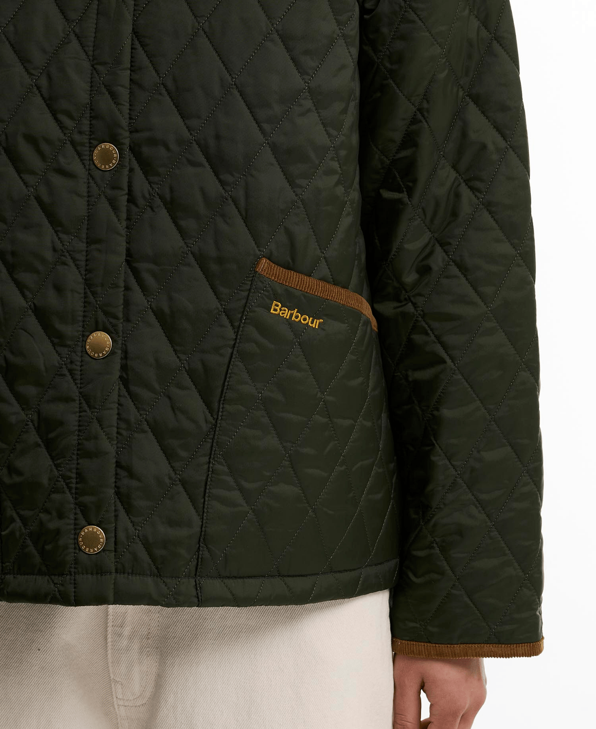 Barbour Icons Cropped Liddesdale Kapitone Ceket