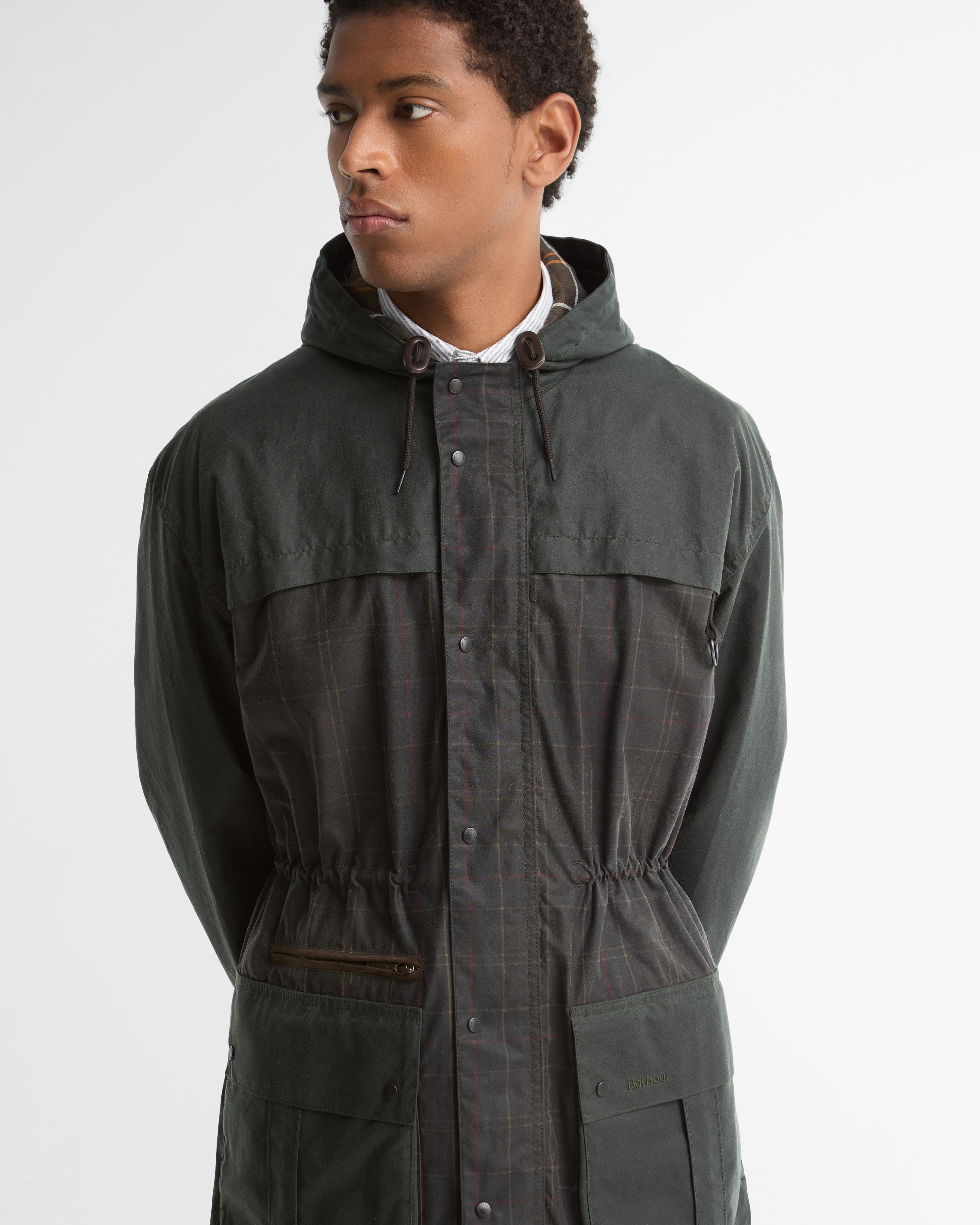 Barbour Icons Tartan Durham Yağlı Ceket