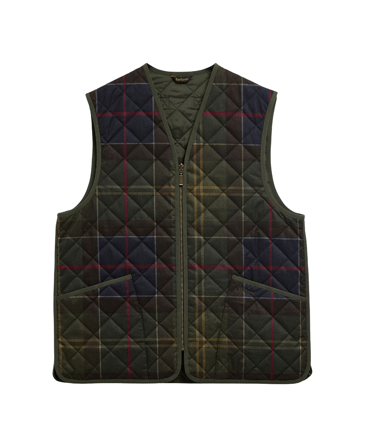 Barbour Icons Tartan Kapitone İç Yelek