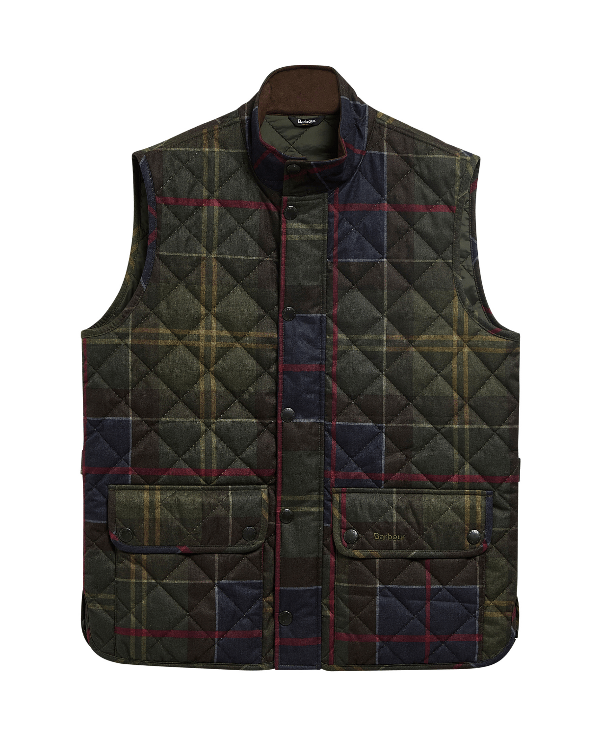 Barbour Icons Tartan Lowerdale Kapitone Yelek