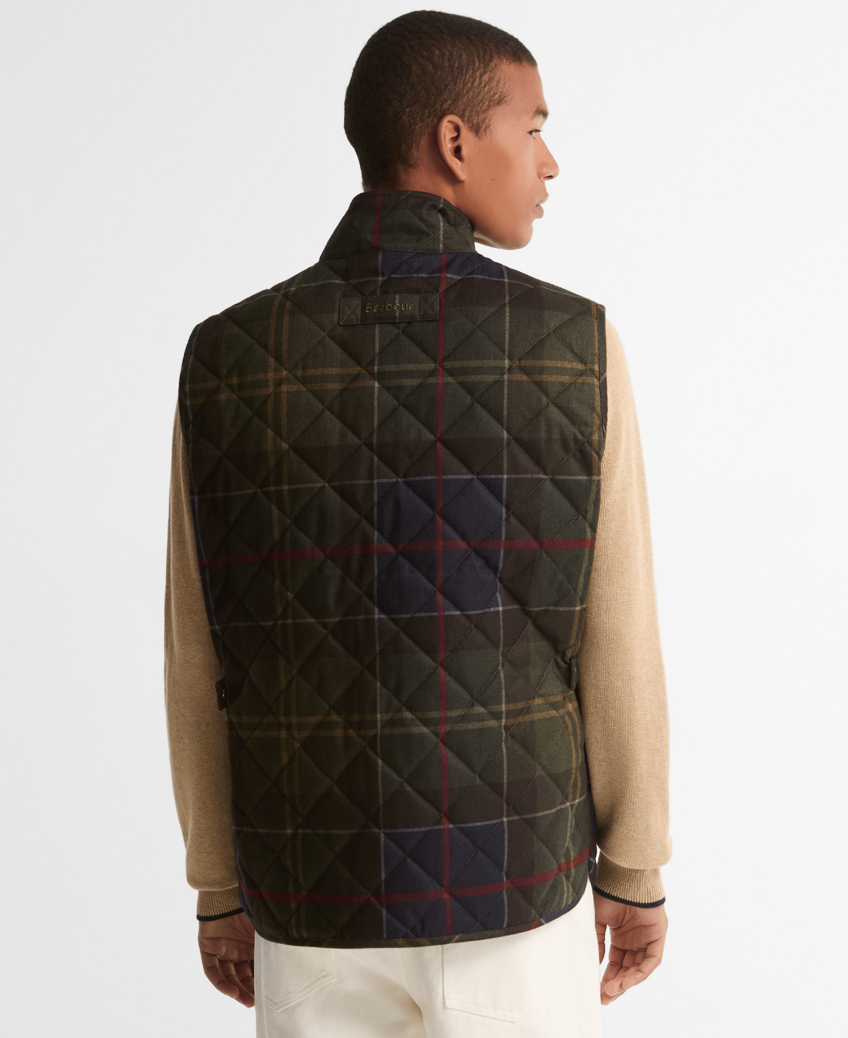 Barbour Icons Tartan Lowerdale Kapitone Yelek