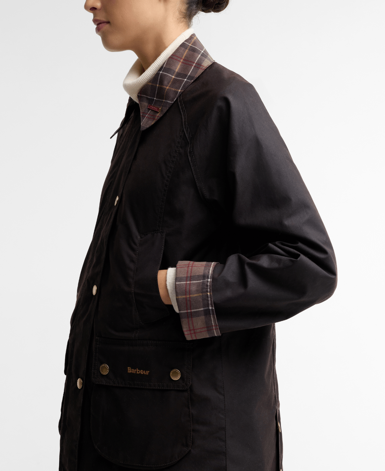 Barbour Icons Tartan Modern Beadnell Yağlı Ceket