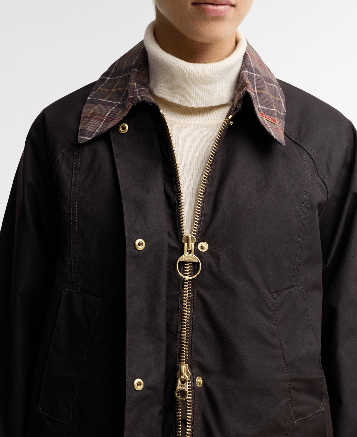 Barbour Icons Tartan Modern Beadnell Yağlı Ceket