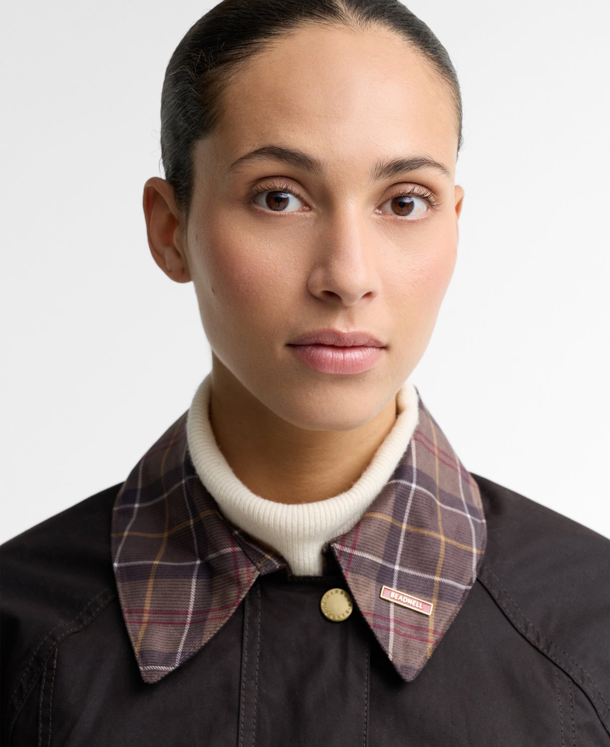 Barbour Icons Tartan Modern Beadnell Yağlı Ceket