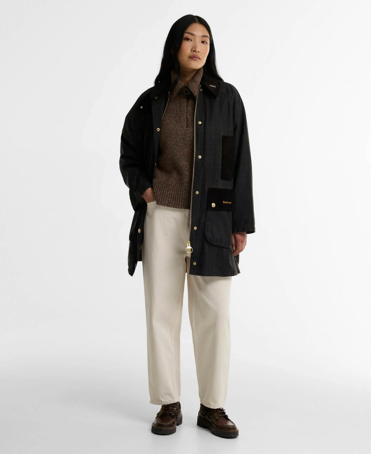 Barbour Icons Tartan Modern Beaufort Yağlı Ceket