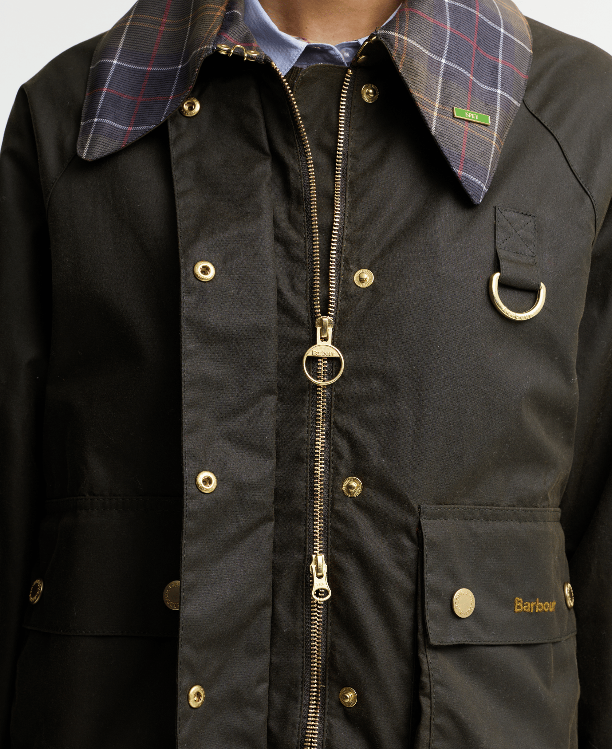Barbour Icons Tartan Spey Yağlı Ceket