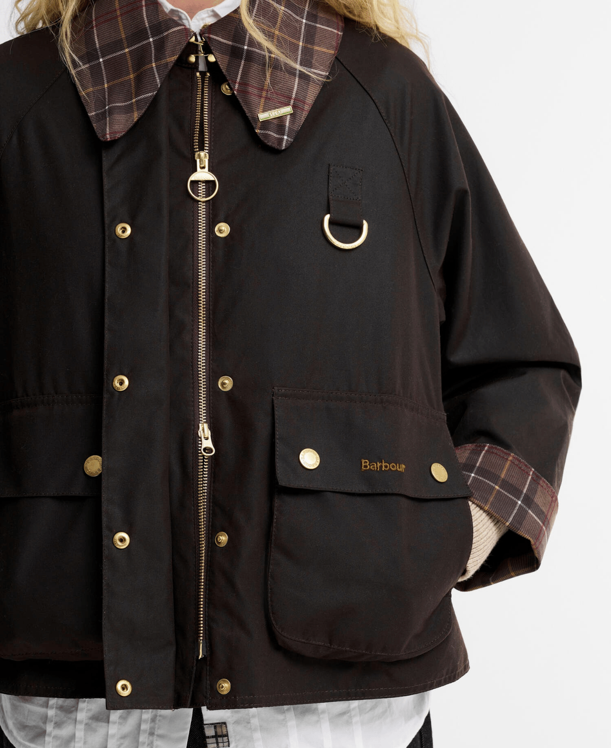 Barbour Icons Tartan Spey Yağlı Ceket