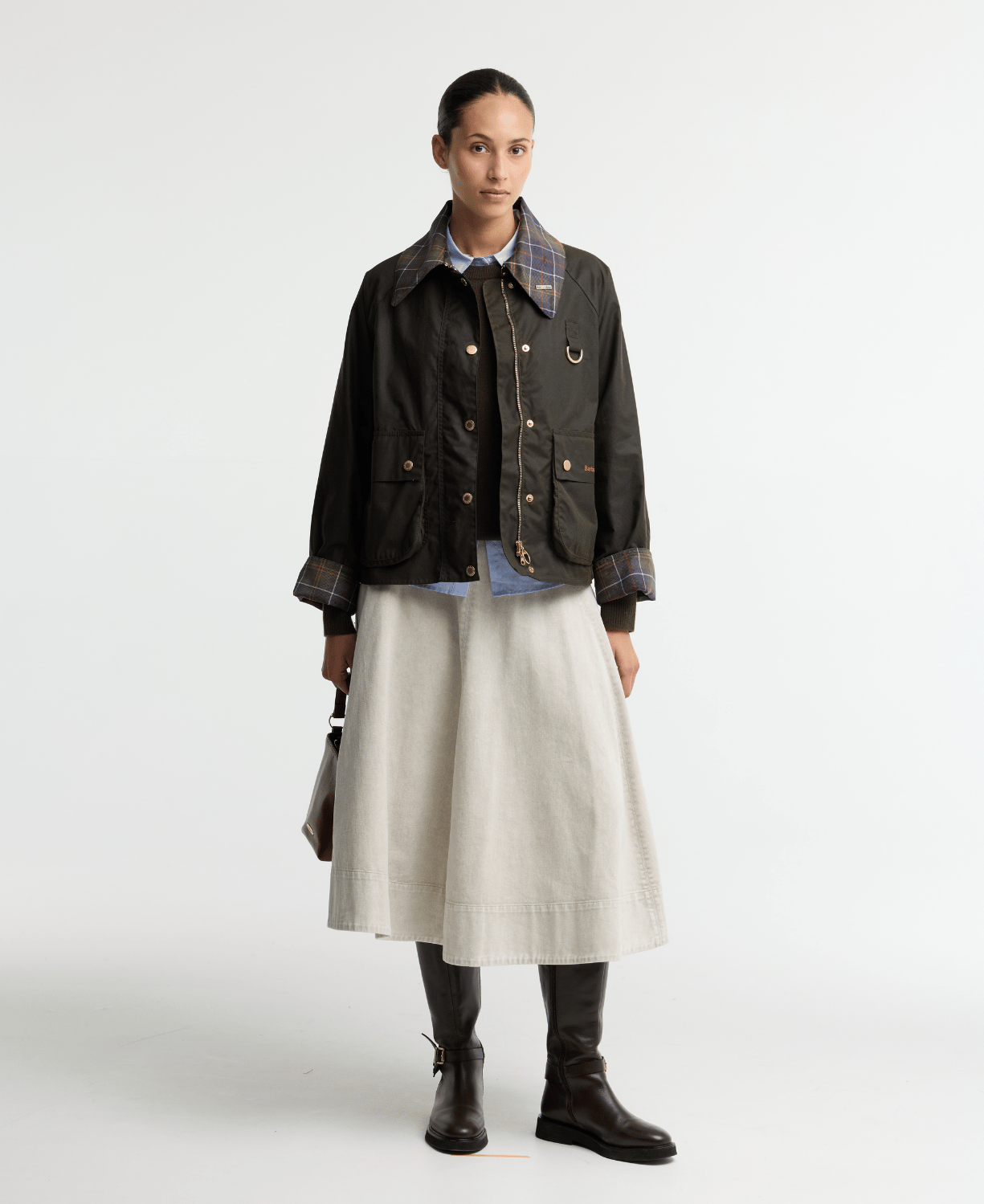 Barbour Icons Tartan Spey Yağlı Ceket