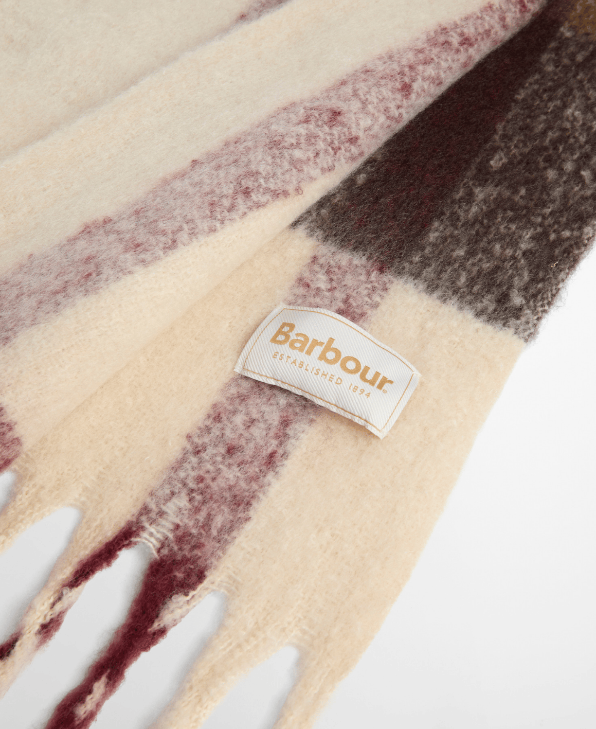 Barbour Isla Tartan Boucle Şal