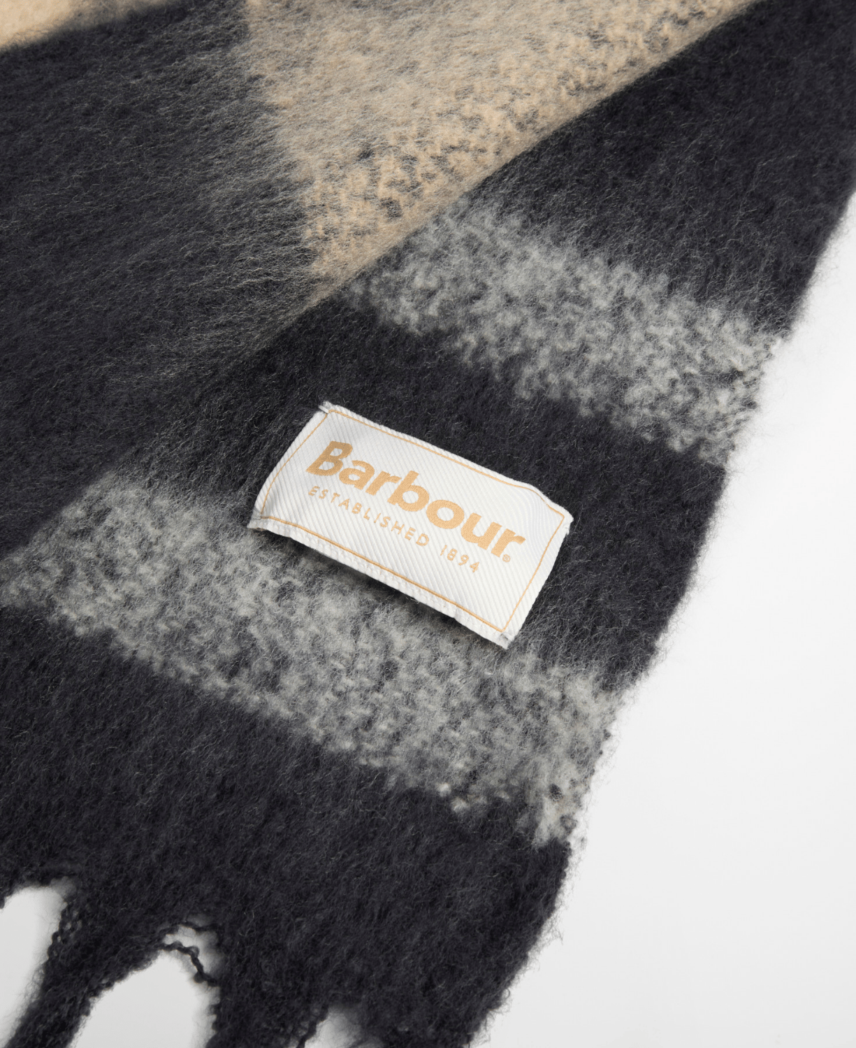Barbour Isla Tartan Boucle Şal