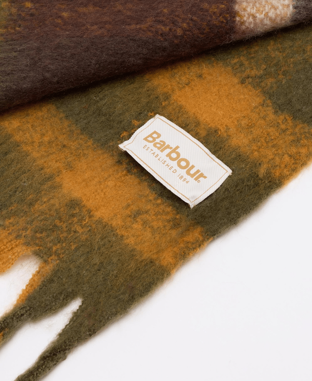 Barbour Isla Tartan Boucle Şal