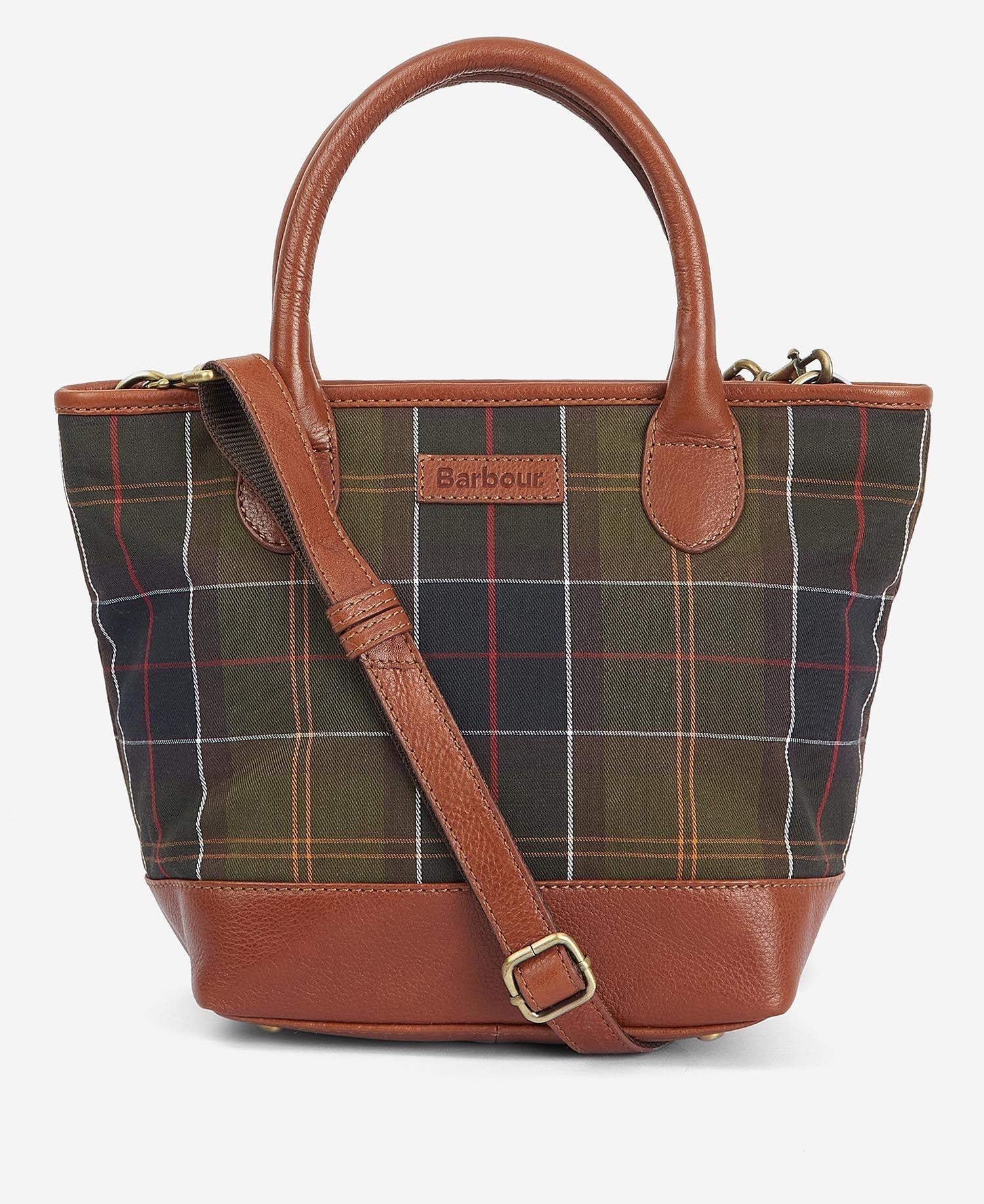 Barbour Katrine Tartan Leather Çanta