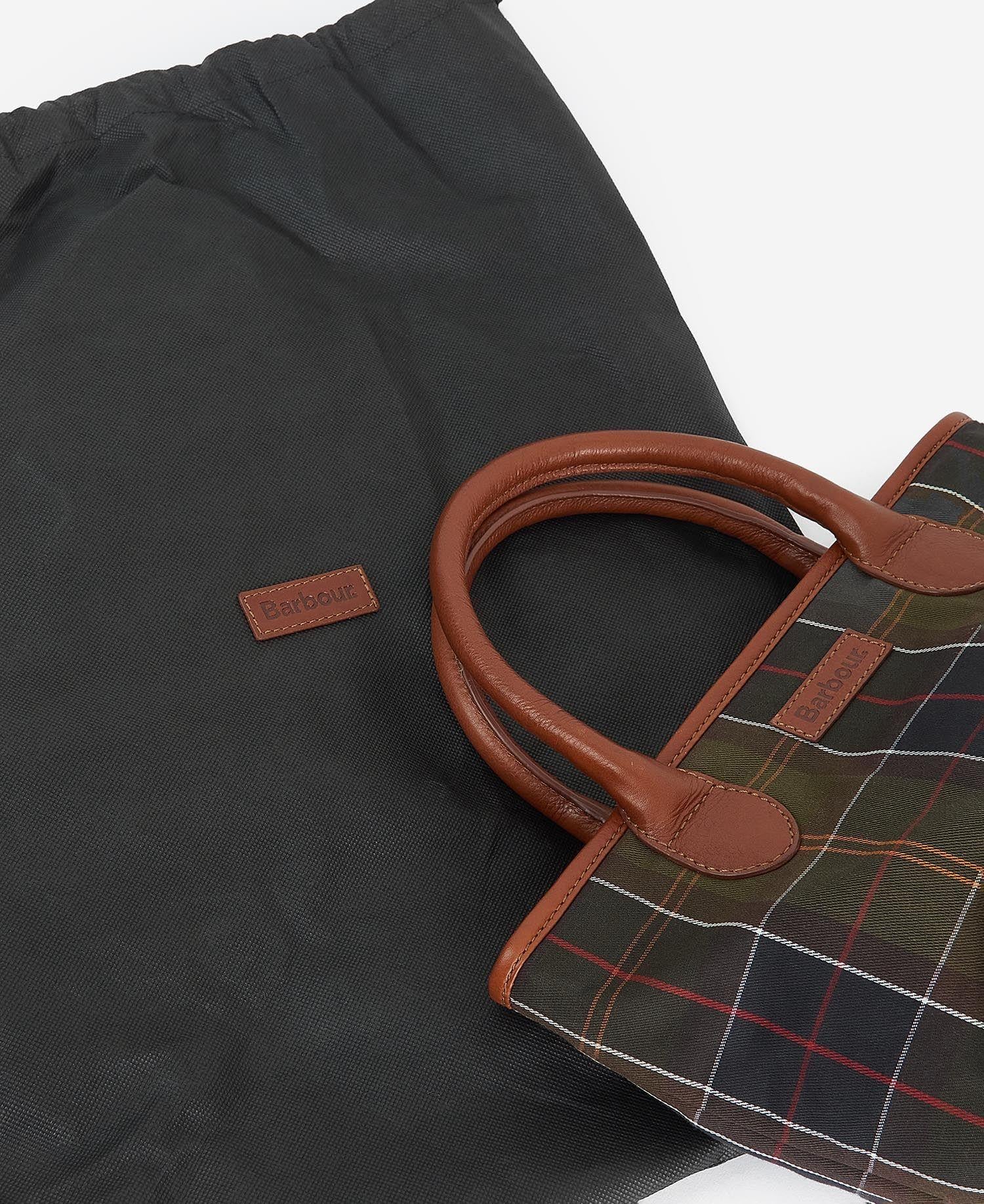 Barbour Katrine Tartan Leather Çanta