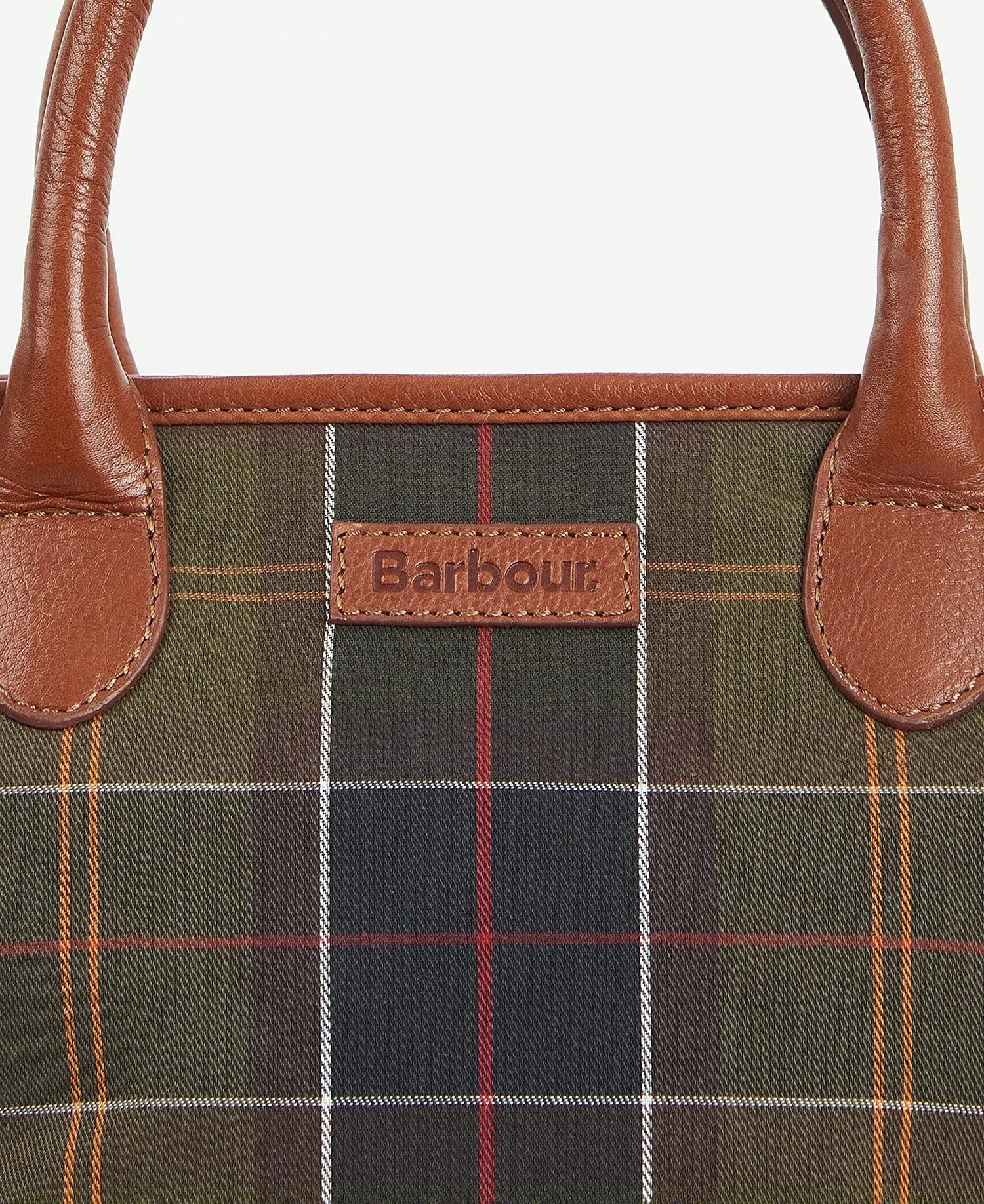 Barbour Katrine Tartan Leather Çanta