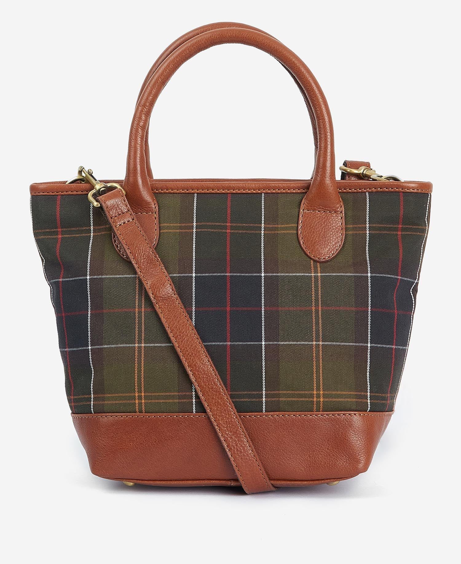 Barbour Katrine Tartan Leather Çanta