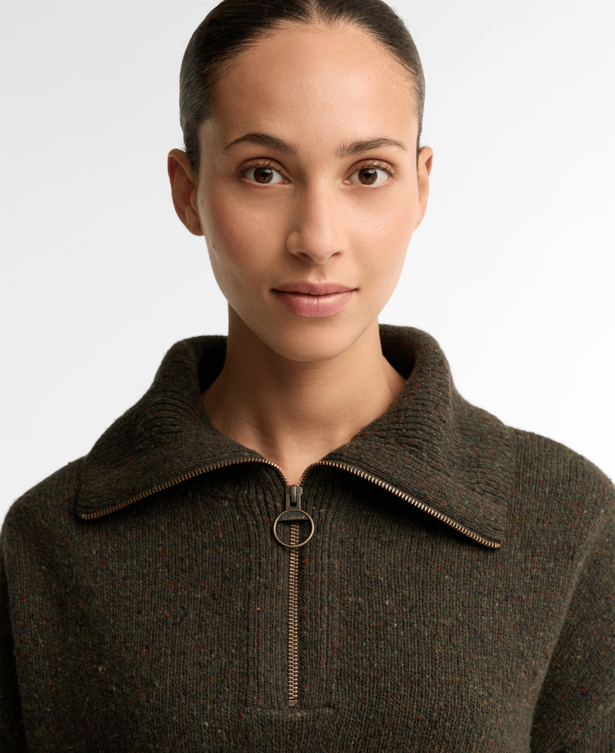 Barbour Lavensdale Half Zip Knitted Kazak