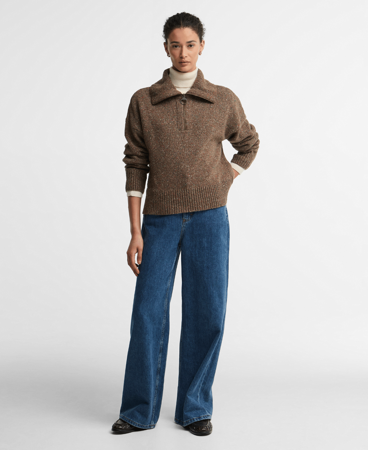 Barbour Lavensdale Half Zip Knitted Kazak