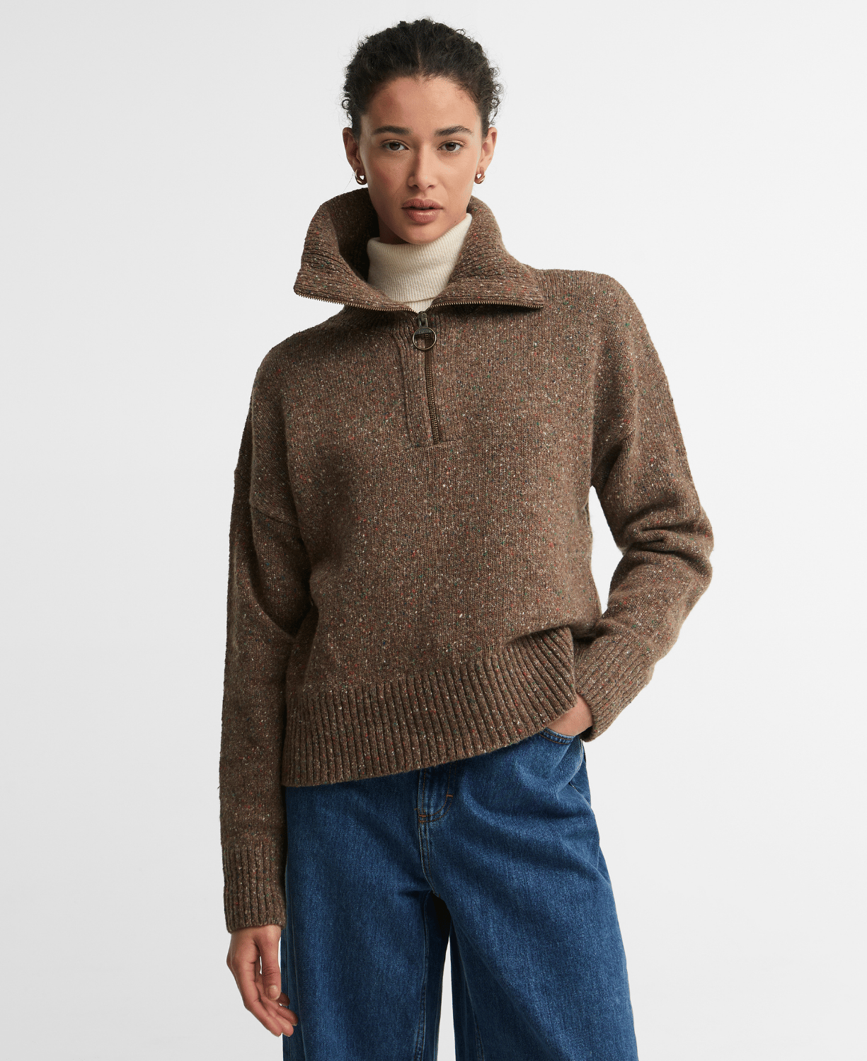 Barbour Lavensdale Half Zip Knitted Kazak