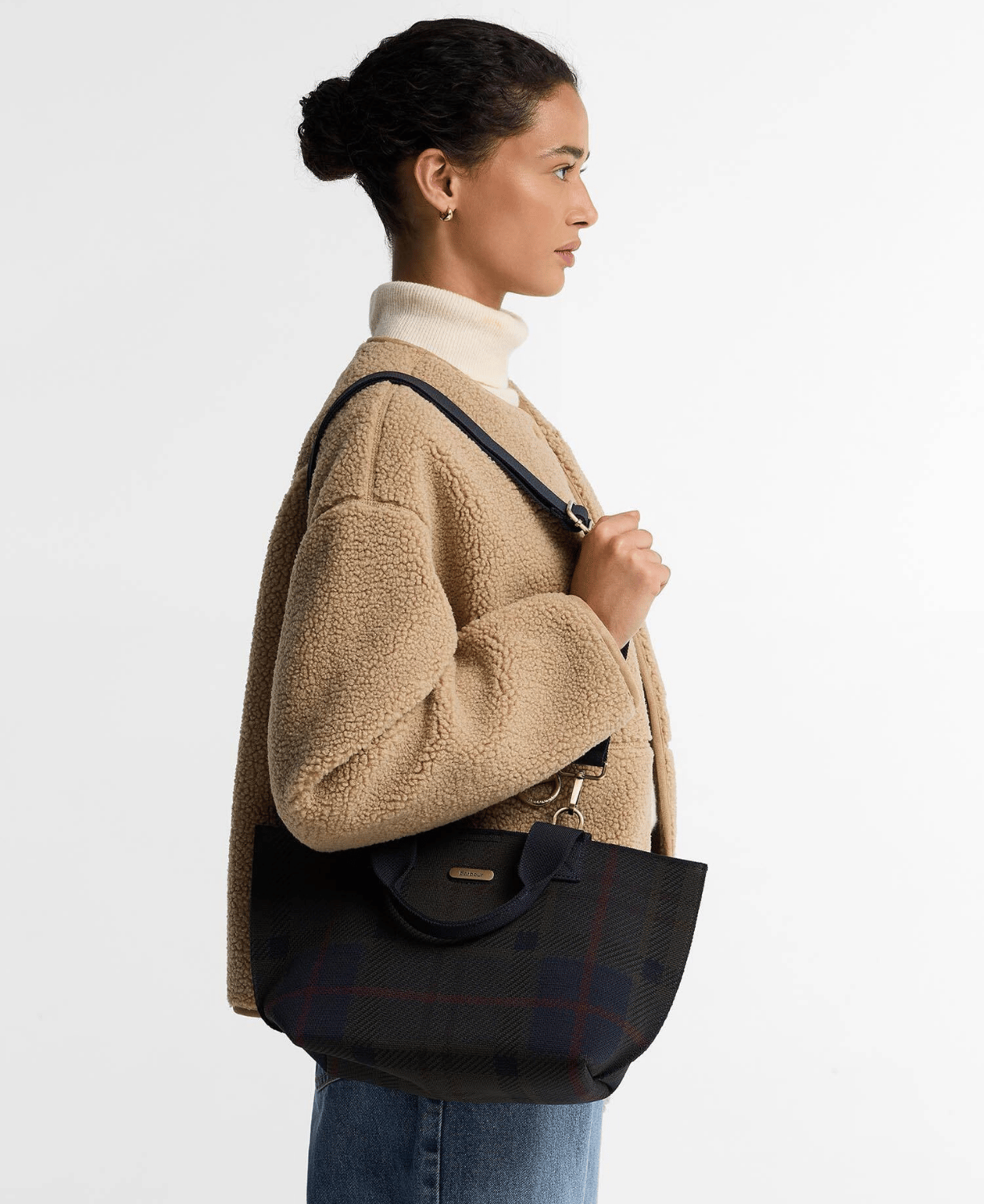 Barbour Layla Tartan Mini Kol Çantası