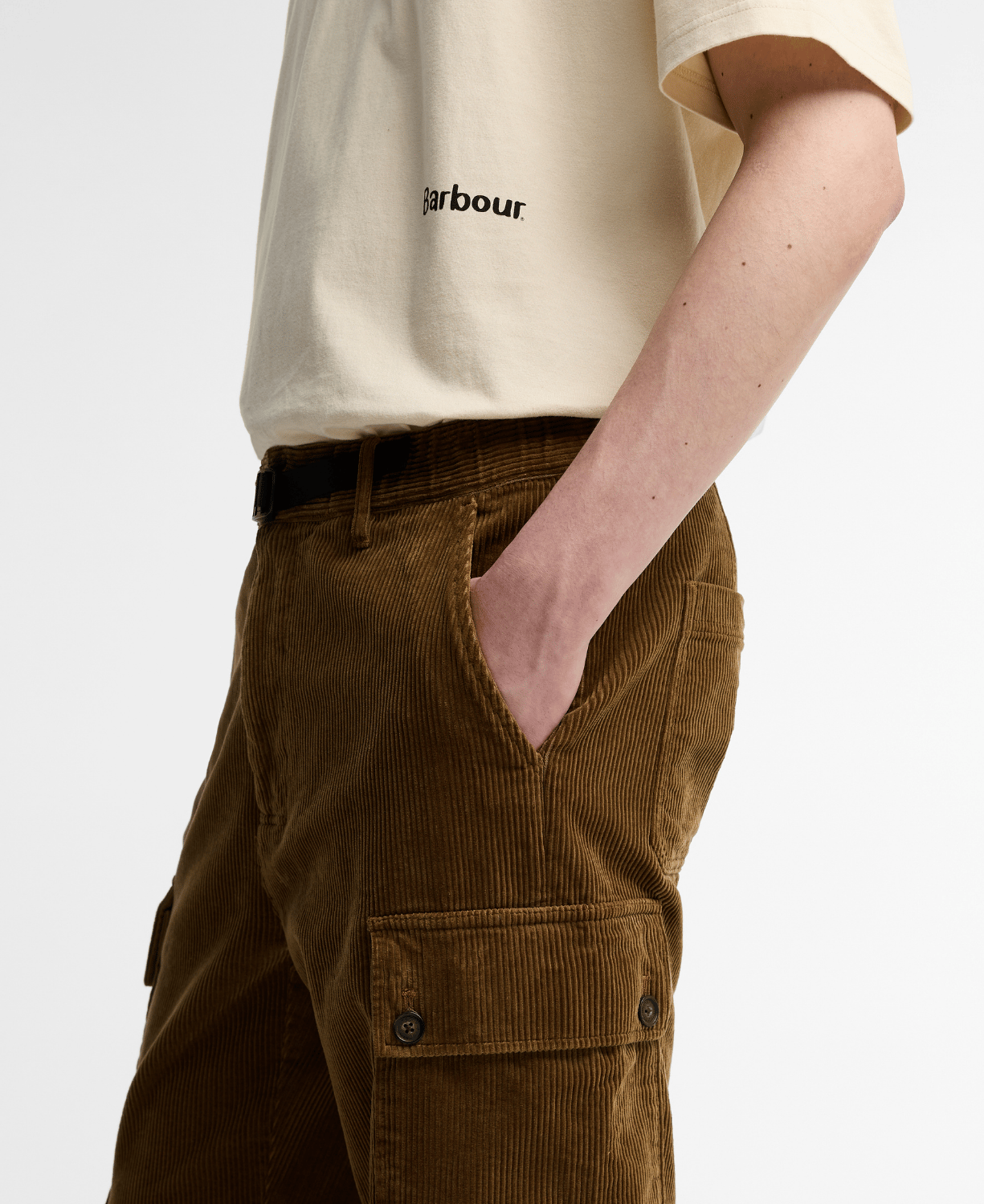 Barbour Leonard Cord Kargo Pantolon